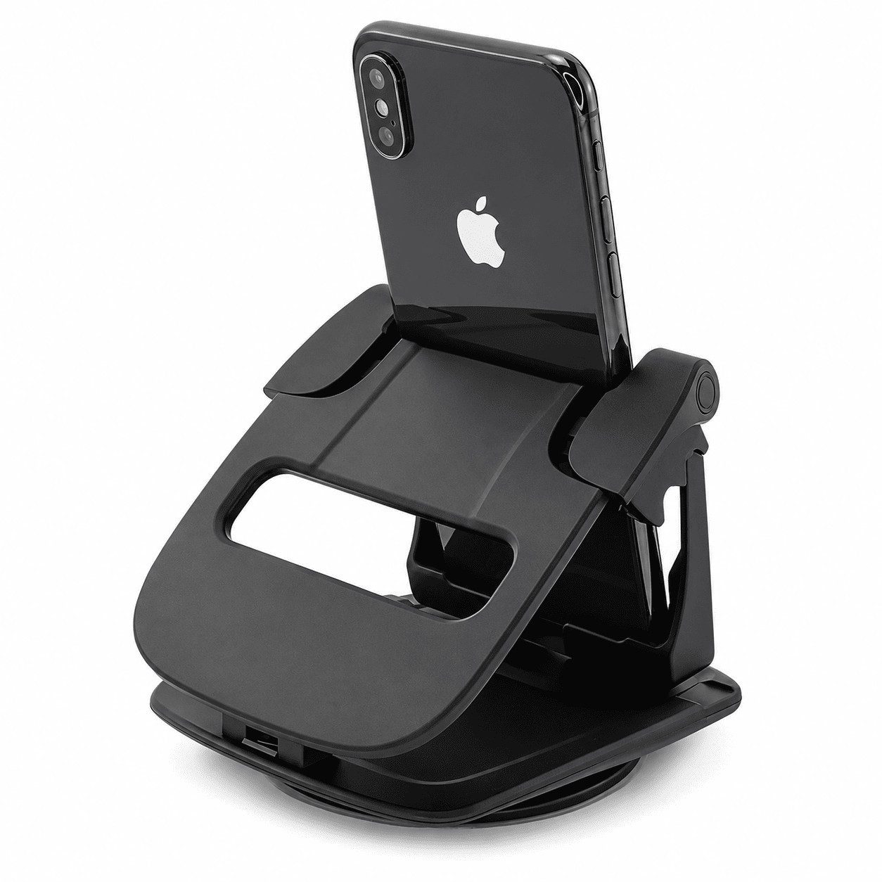 MidGard Smartphone-Halterung Cockpit Handyhalterung Armaturenbrett Autohalterung Smartphones Navi, (bis 6.5 Zoll, rutschfest ohne Saugnapf, drehbar um 360 Grad)
