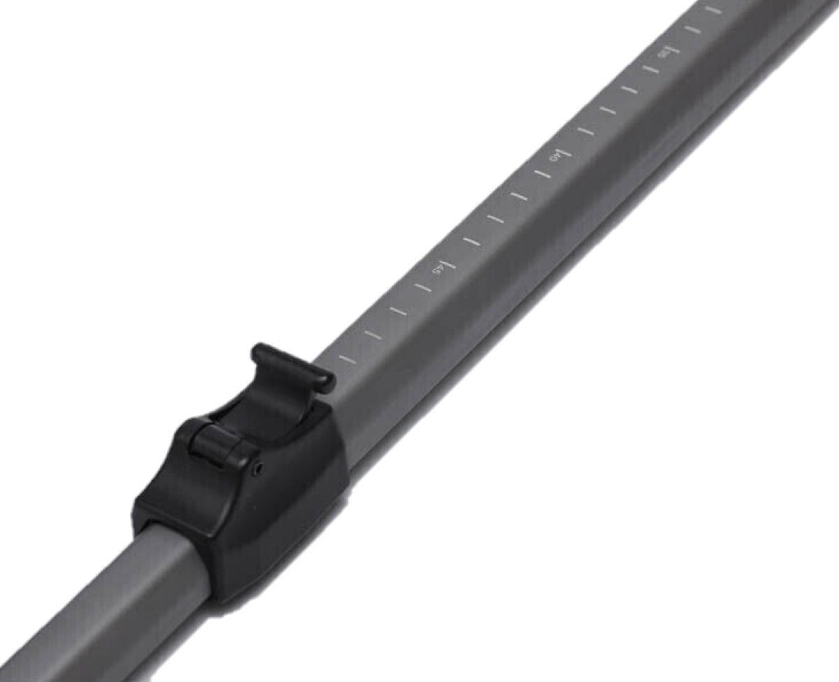 DAM Fishing Angelkescher Crosspower Landing Net 3 teilig Tele Kescher gummiertes Netz 4 Größen, faltbarer Kopf, Gummibeschichtetes Netz, Kompakte Transportgröße