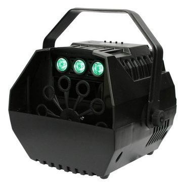 E-Lektron Seifenblasenmaschine B102 Seifenblasenmaschine mit LED Beleuchtung, inkl. Fernbedienung für Maschine und Lichteffekt