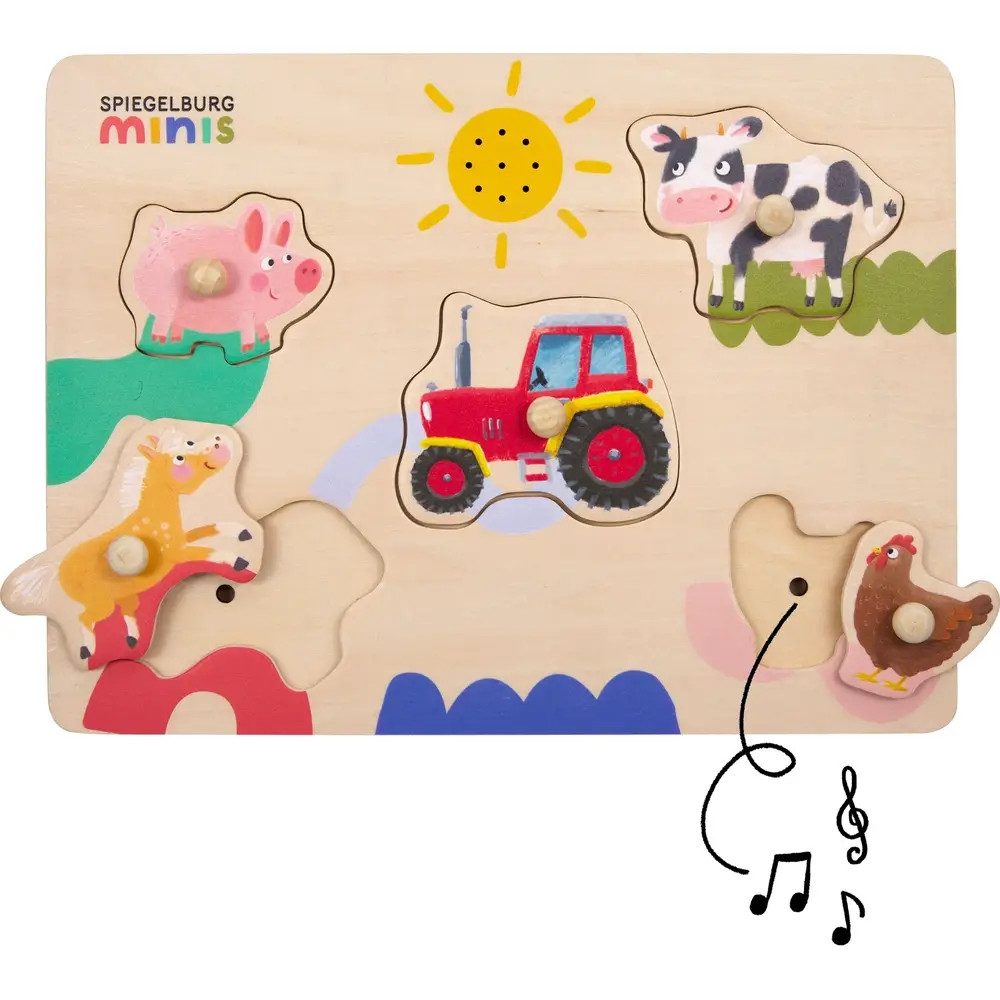 COPPENRATH DIE SPIEGELBURG Puzzle Holz-Soundpuzzle, Puzzleteile