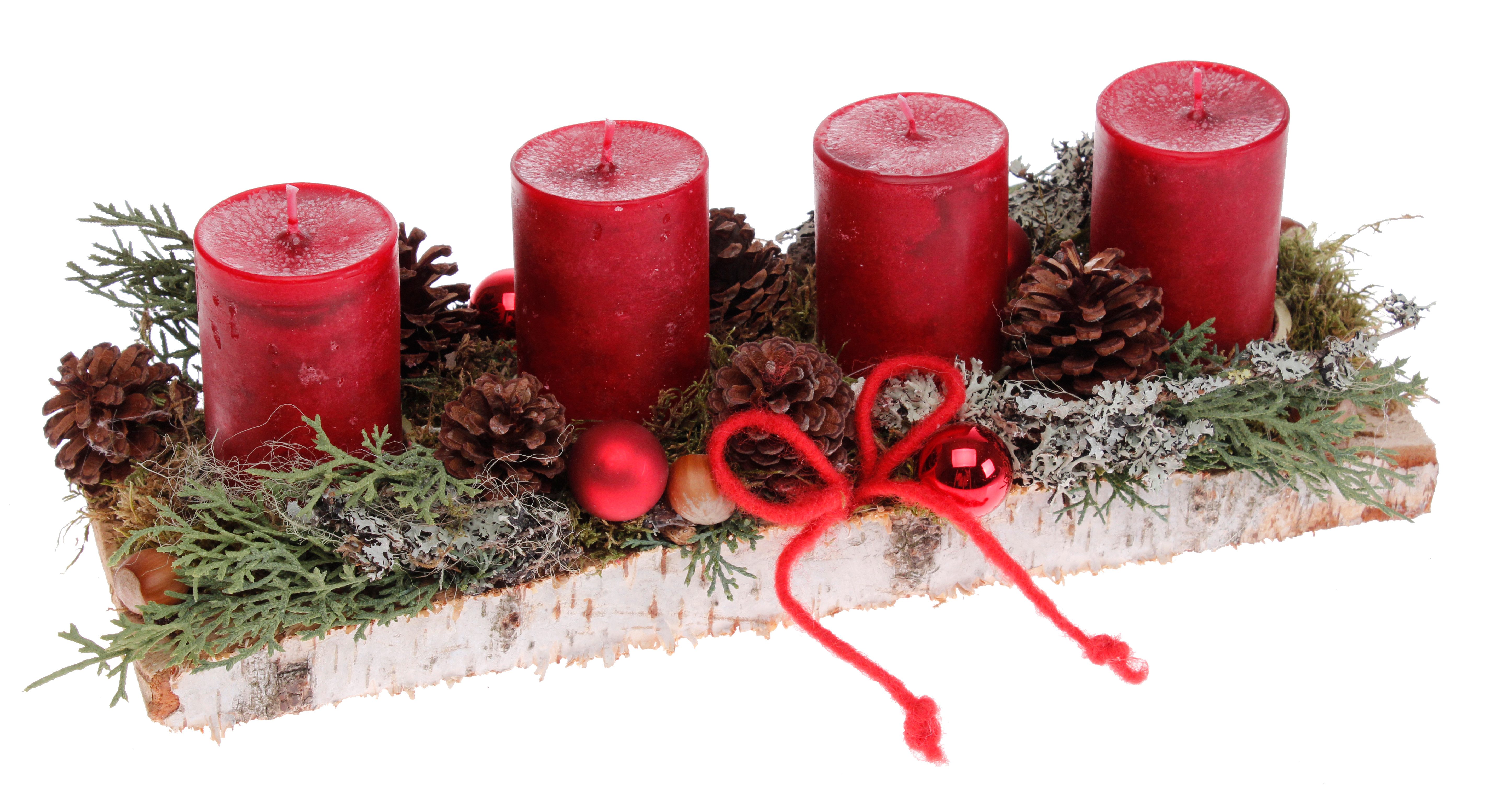 CreaFlor Home Dekokranz Adventsdeko, Handarbeit, Natur, Motiv: Adventskranz günstig online kaufen