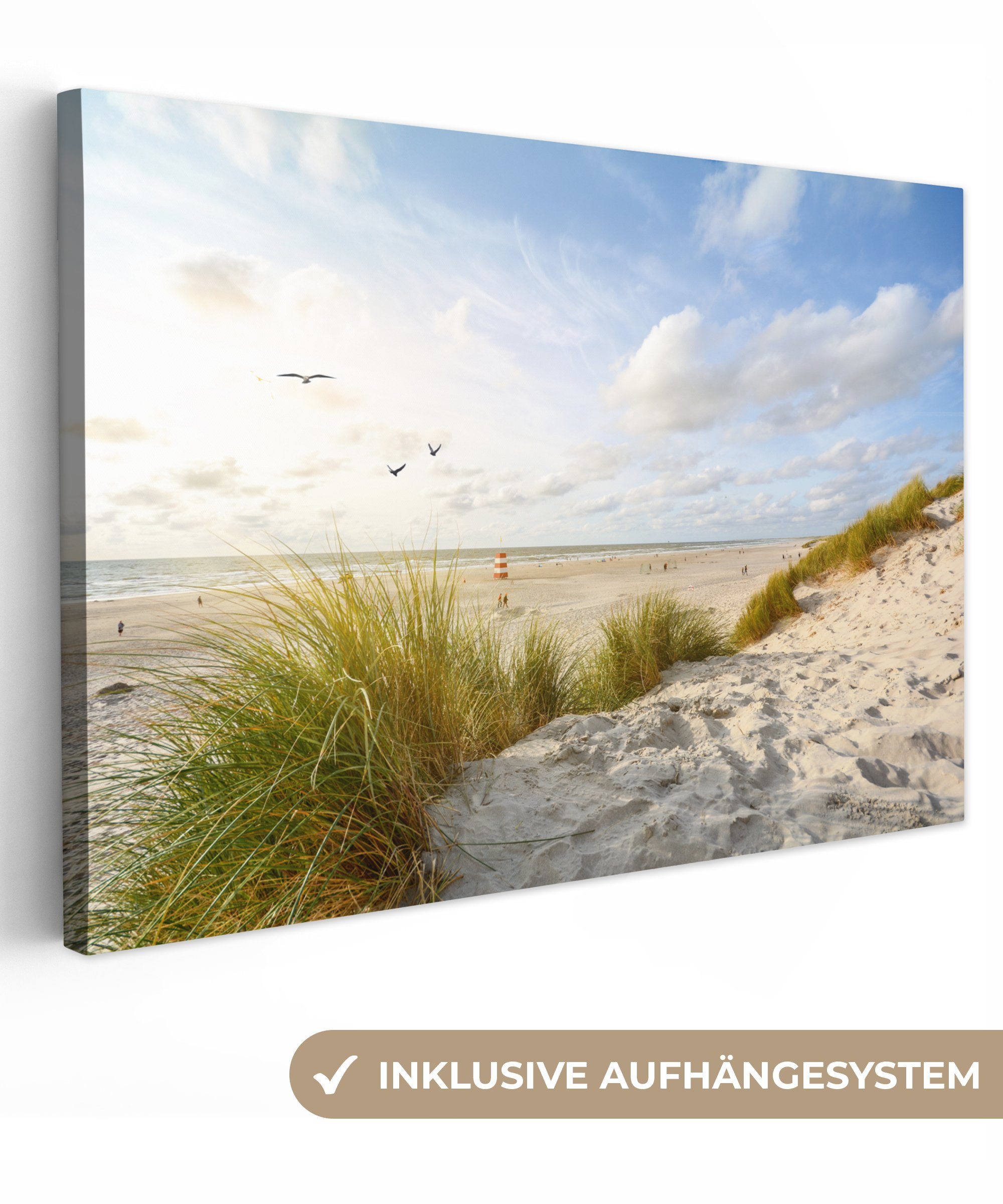 OneMillionCanvasses® Leinwandbild Strand - Meer - günstig online kaufen