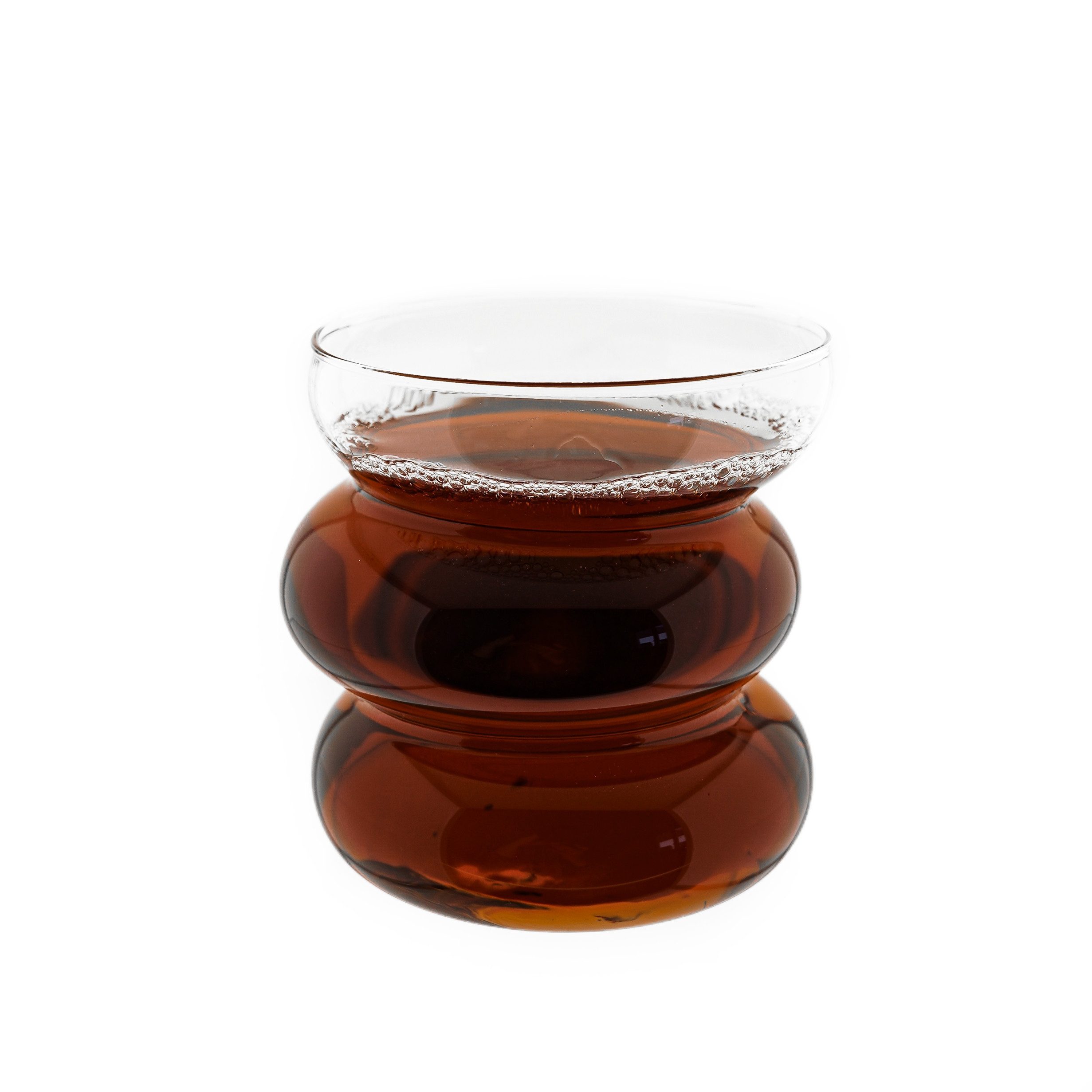 Gläser-Set Trinkgläser im Bubble Design transparent 450 ml Hitzebeständig