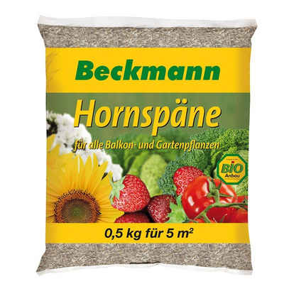 Beckmann IM GARTEN Gartendünger Hornspäne Horndünger Naturdünger 0,5 kg Beutel