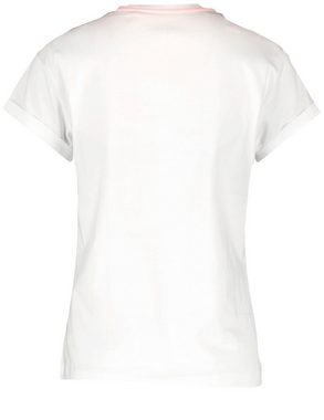 GERRY WEBER Kurzarmshirt T-Shirt mit kleiner Stickerei
