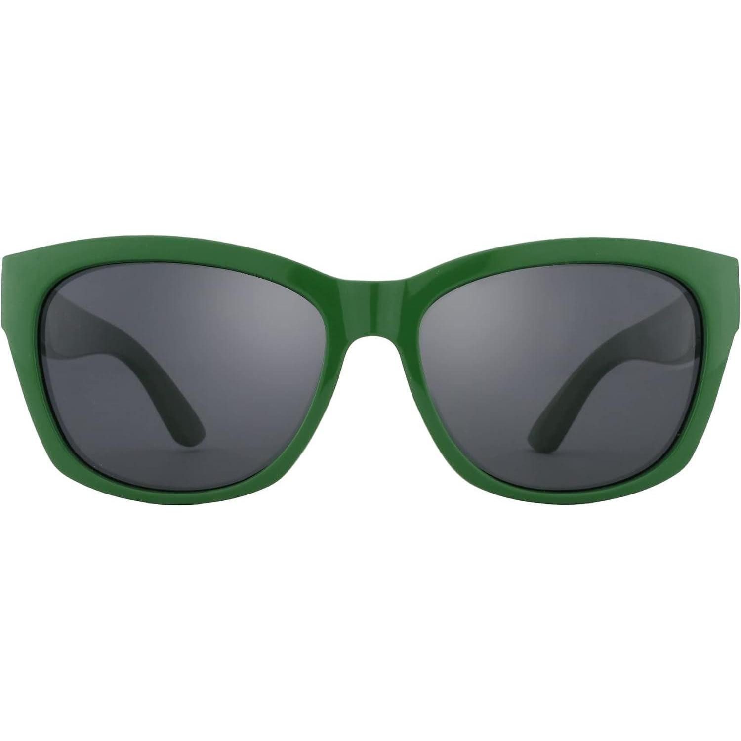 LuxusKollektion Retrosonnenbrille Sonnenbrille Cat Eye Damen Vintage Oversize Grün/Grau