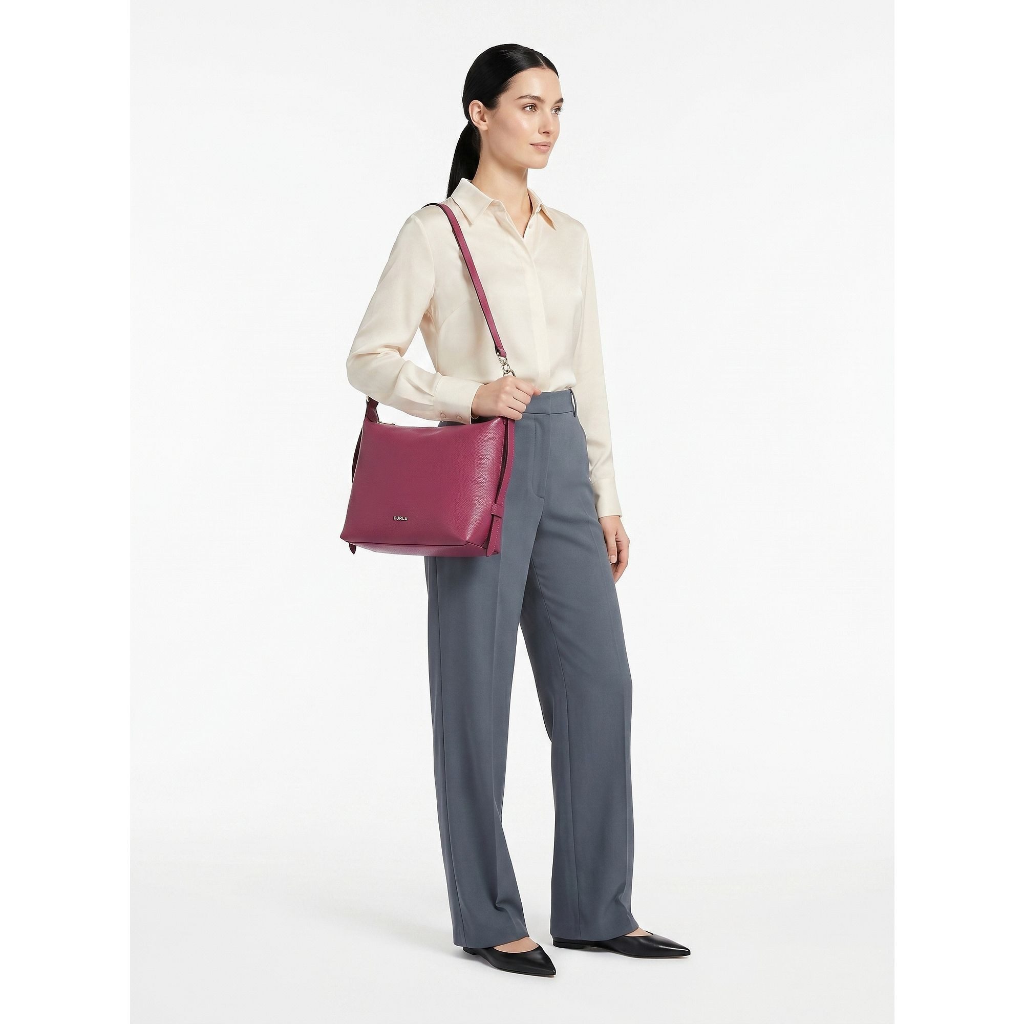 Furla Schultertasche Tonie, Leder