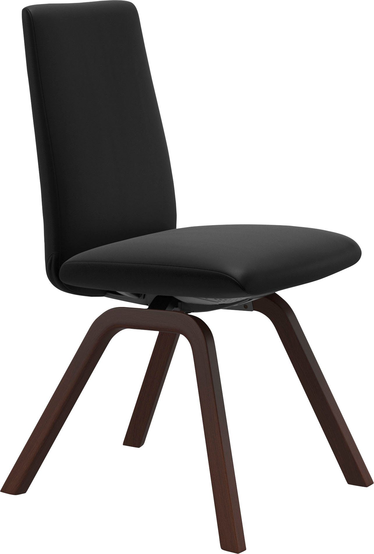 Stressless® Polsterstuhl Laurel, Low Back, Размер M, mit schräggestellten Beinen in Walnuss