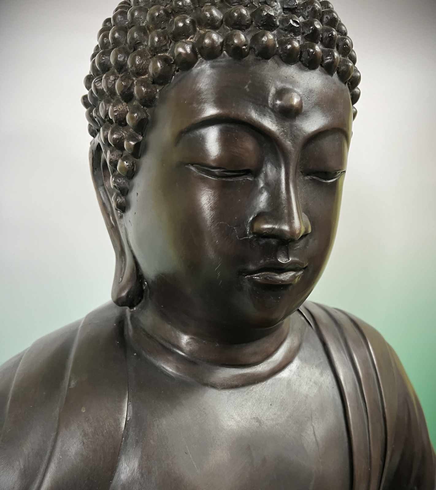 Asien Buddhafigur Statue Buddha (55cm) Bronze Skulptur LifeStyle Kamakura Figur Daibutsu