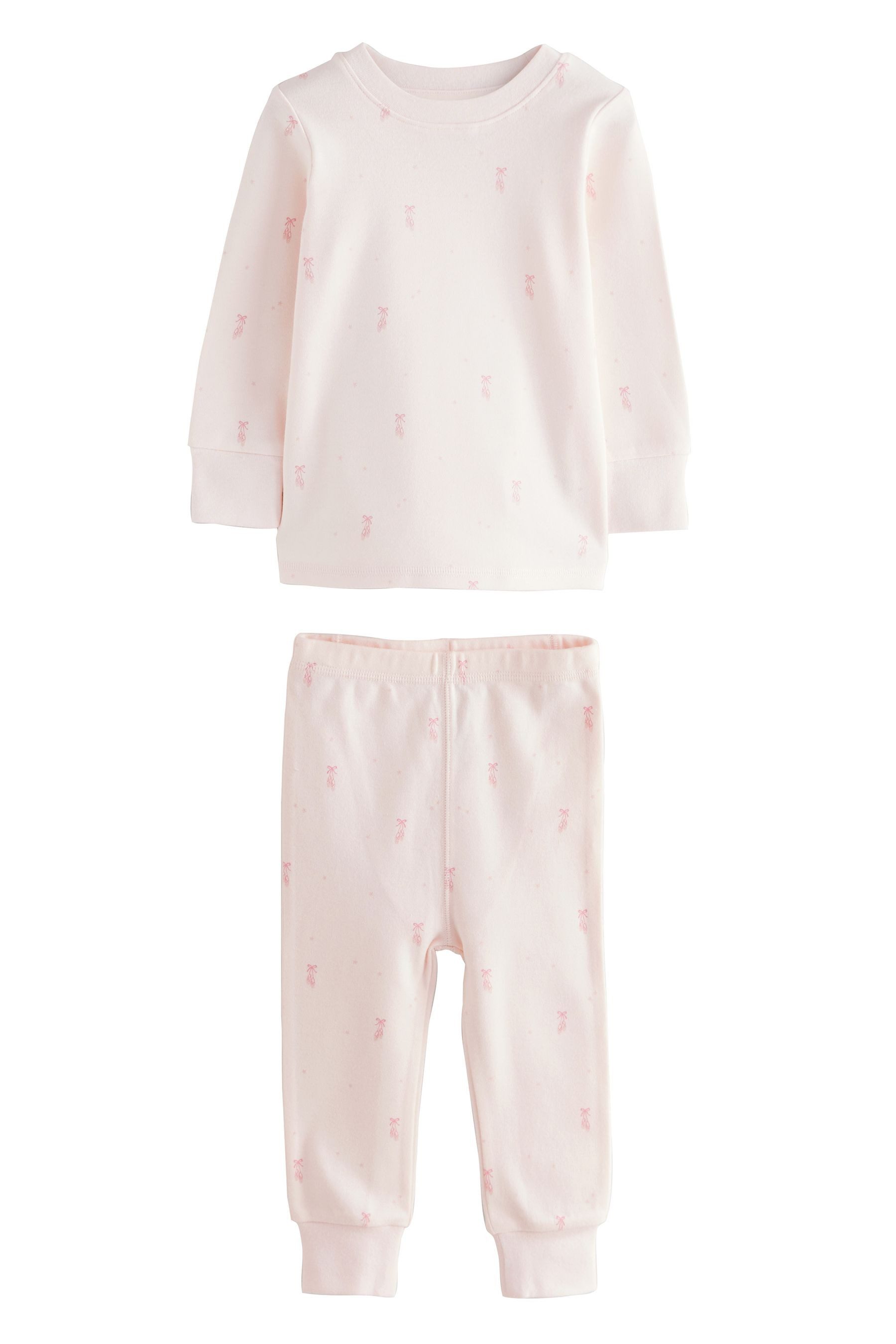 Next Pyjama Ballerina-Schlafanzug aus Baumwolle, 3er-Pack (6 tlg) – Bild 3 von 5