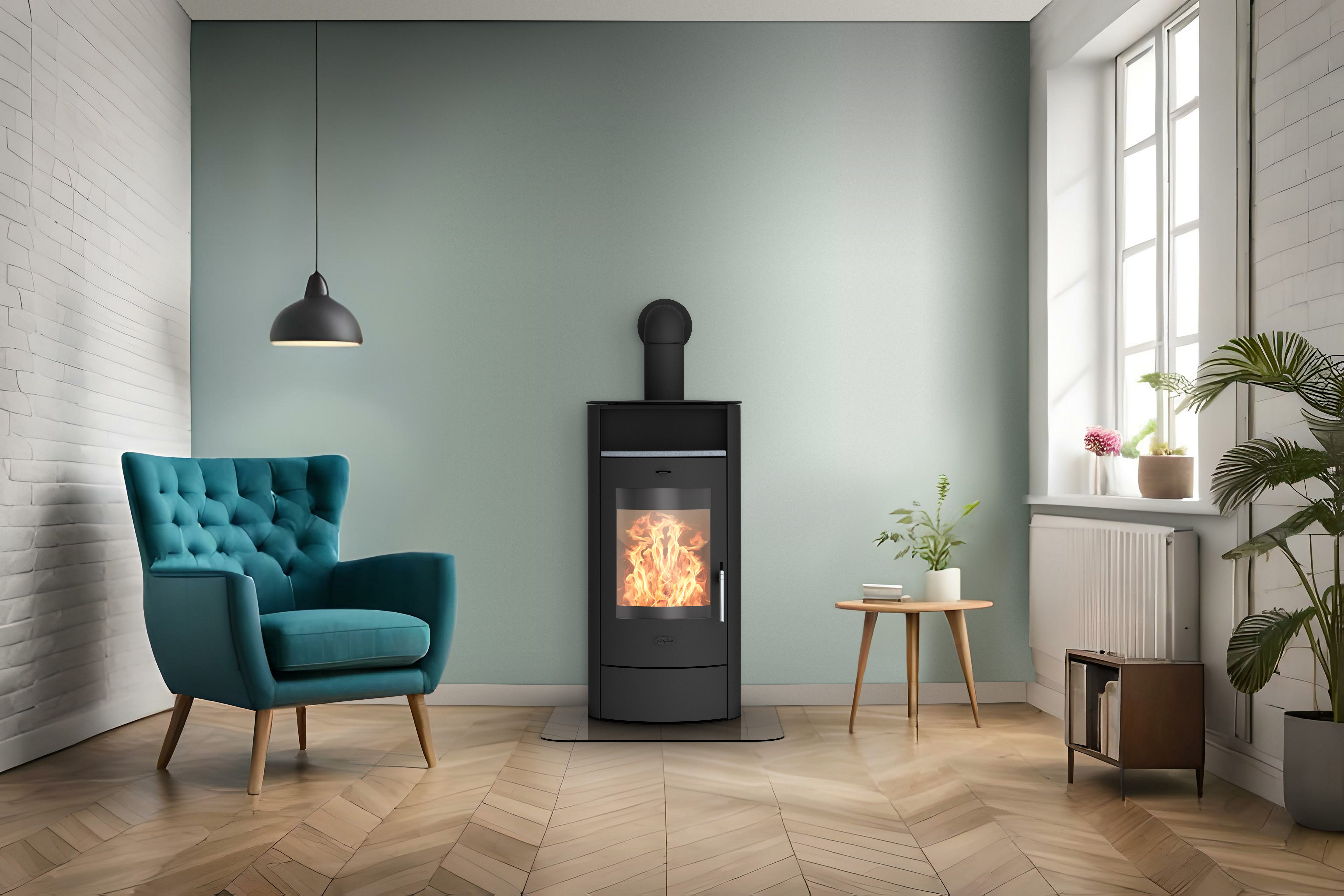 Fireplace Kaminofen Heathus Piacenza Stahl, 6 günstig online kaufen