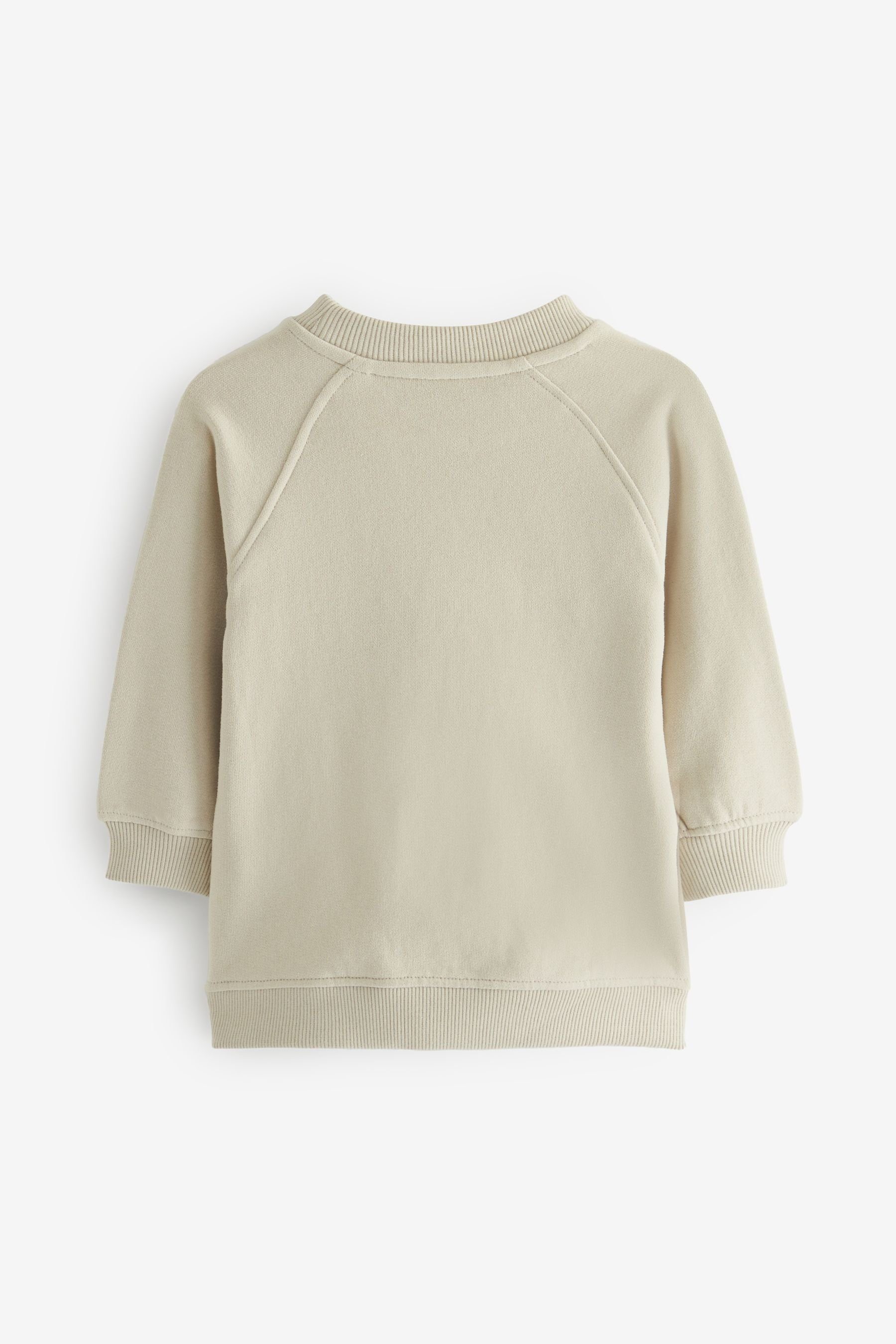 Next Sweatshirt Oversized Light Jersey-Sweatshirt Grey (1-tlg) Weiches