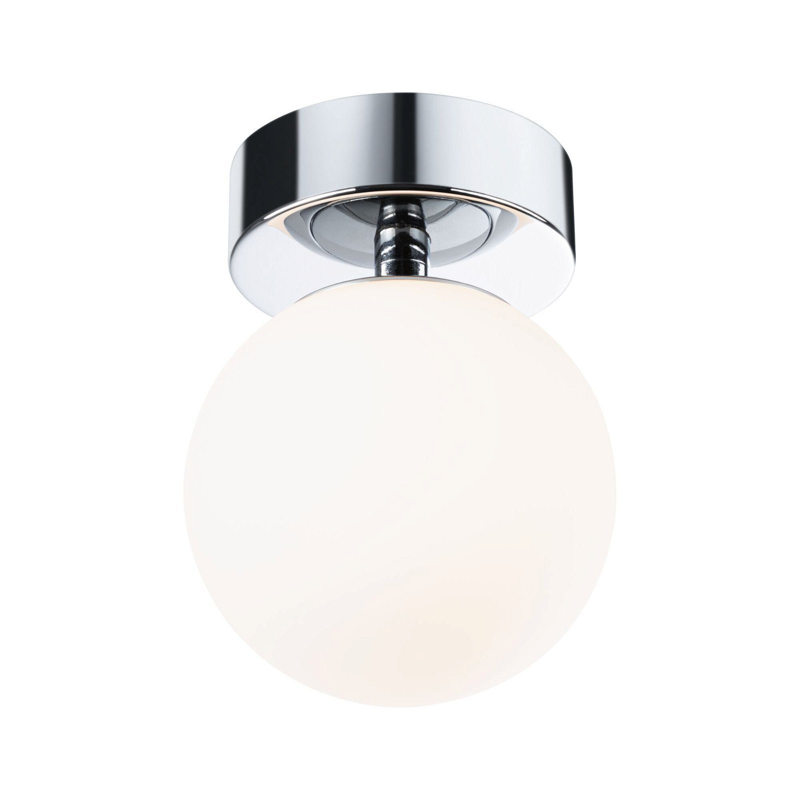 Paulmann LED Deckenleuchte Selection Bathroom Gove IP44 5W 3000K Satin/Chrom Glas/Metall, LED fest integriert, Warmweiß | Deckenlampen