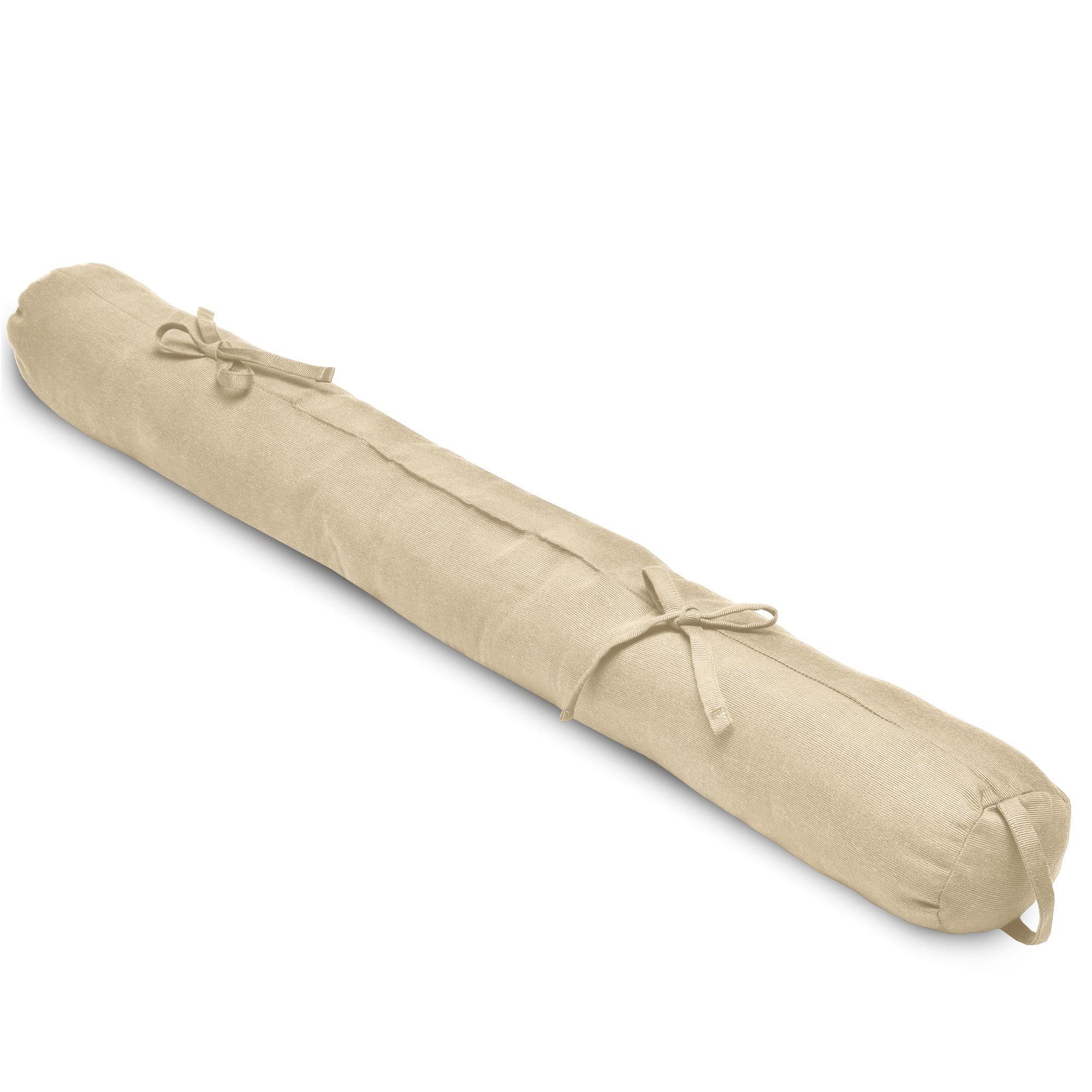 Beautissu Zugluftstopper Viento Zugluftstopper 120cm, 120x10cm, Creme, Türl günstig online kaufen