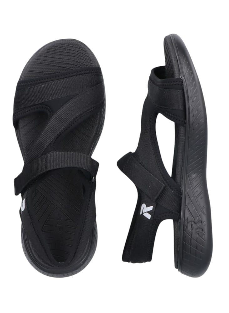Rieker V2166 schwarz Damen Sandale