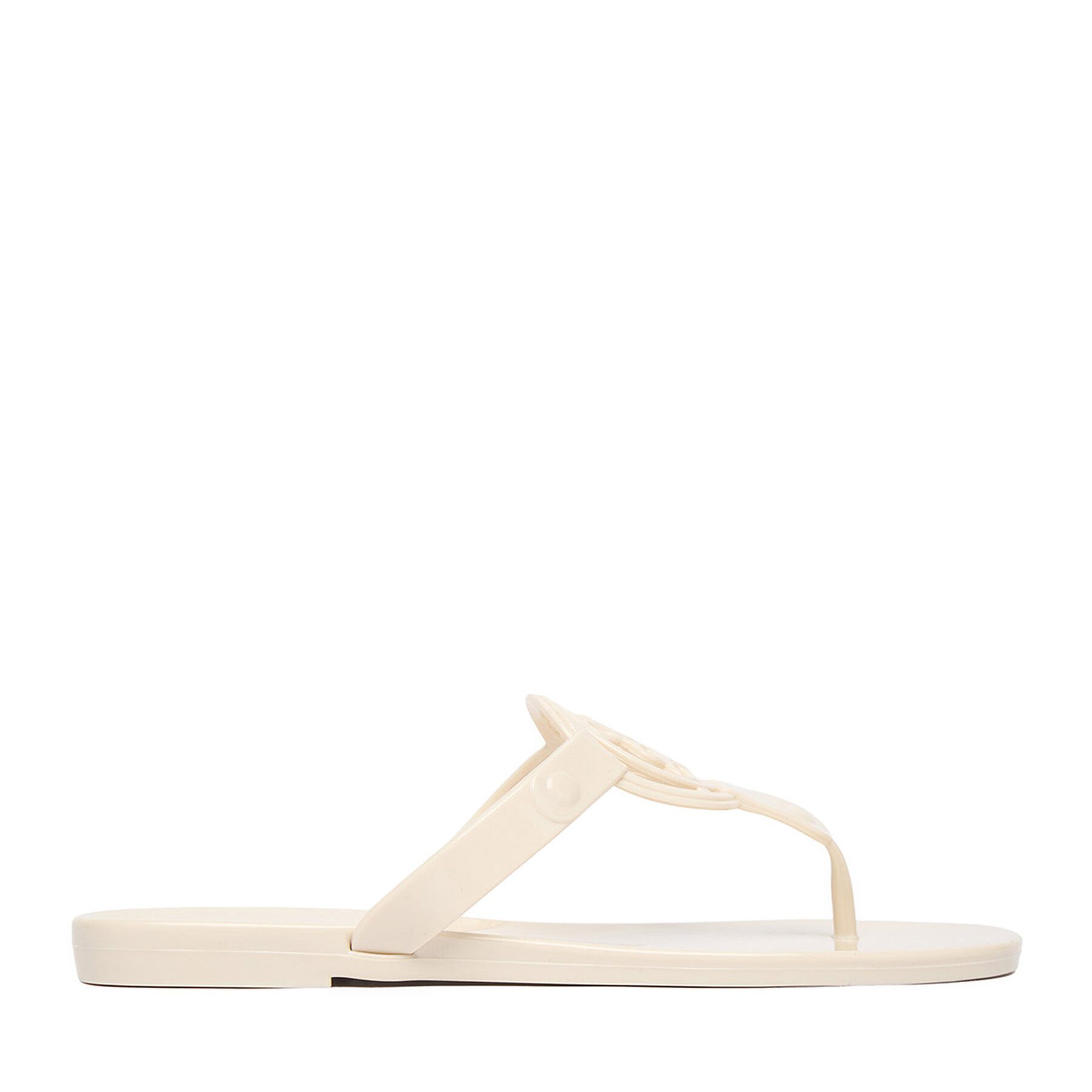 Nine West Nine West Damen-Flip-Flops in Creme Badepantolette