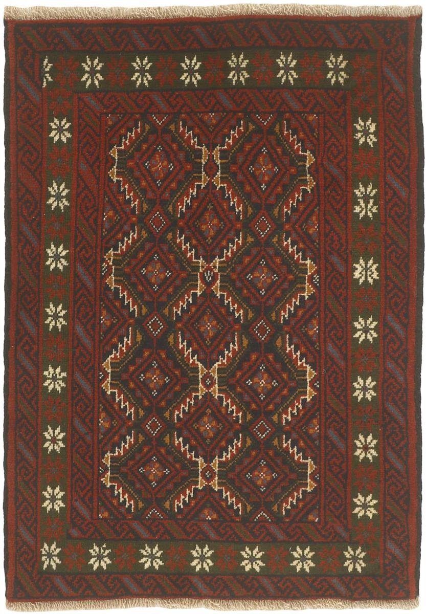 Orientteppich Belutsch 85x122 Handgeknüpfter Orientteppich / Perserteppich, Nain Trading, rechteckig, Höhe: 6 mm