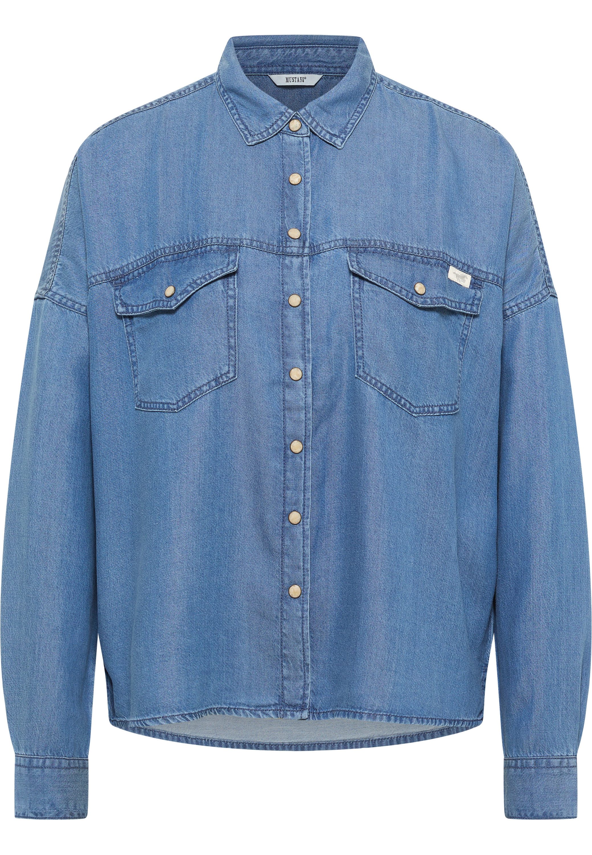 MUSTANG Langarmbluse Damen Style Dakota Shirt
