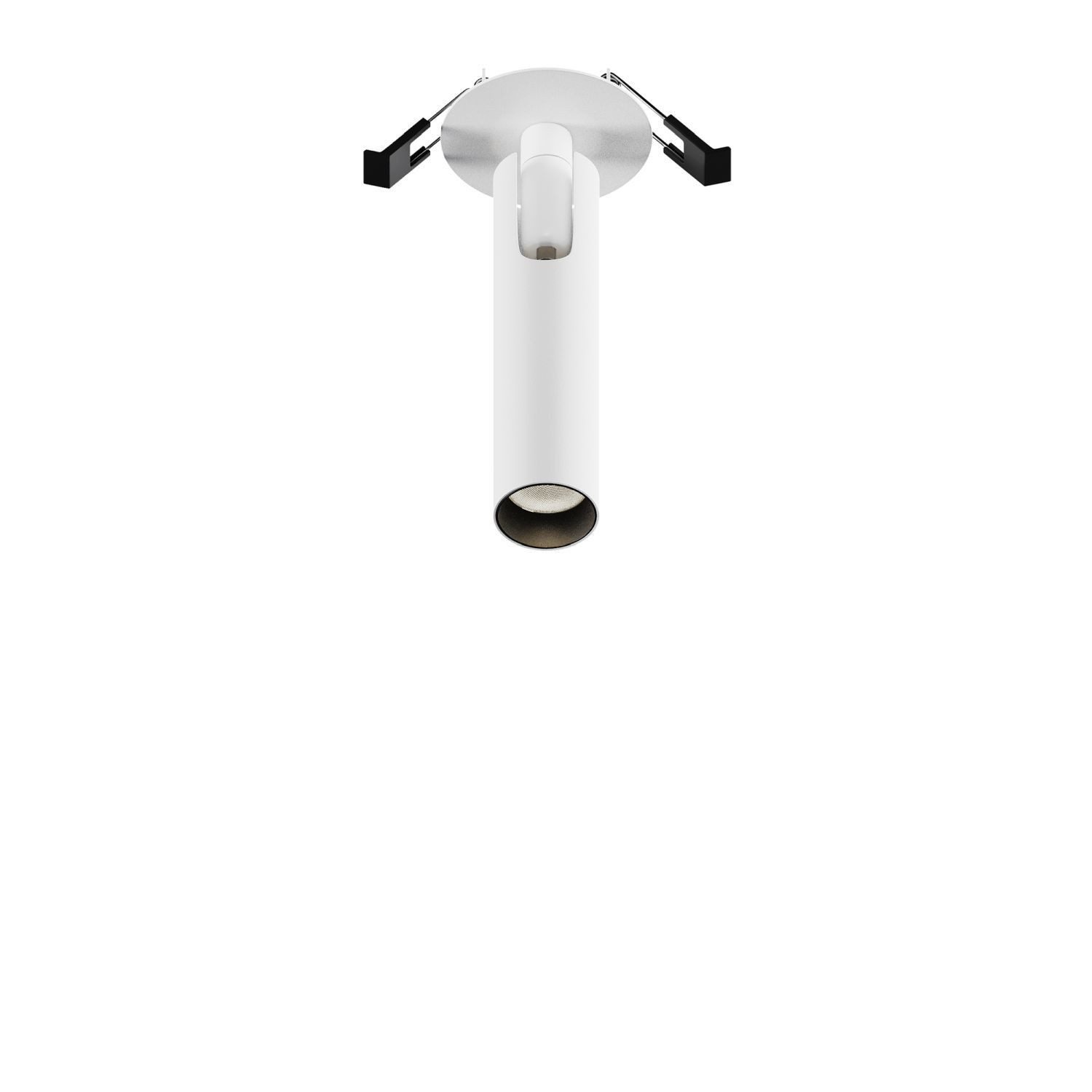 Licht-Erlebnisse Einbauleuchte TIVO, LED fest integriert, Warmweiß, LED Aluminium Ø 3 cm Weiß rund warmweißes Licht 3000 K 370 lm