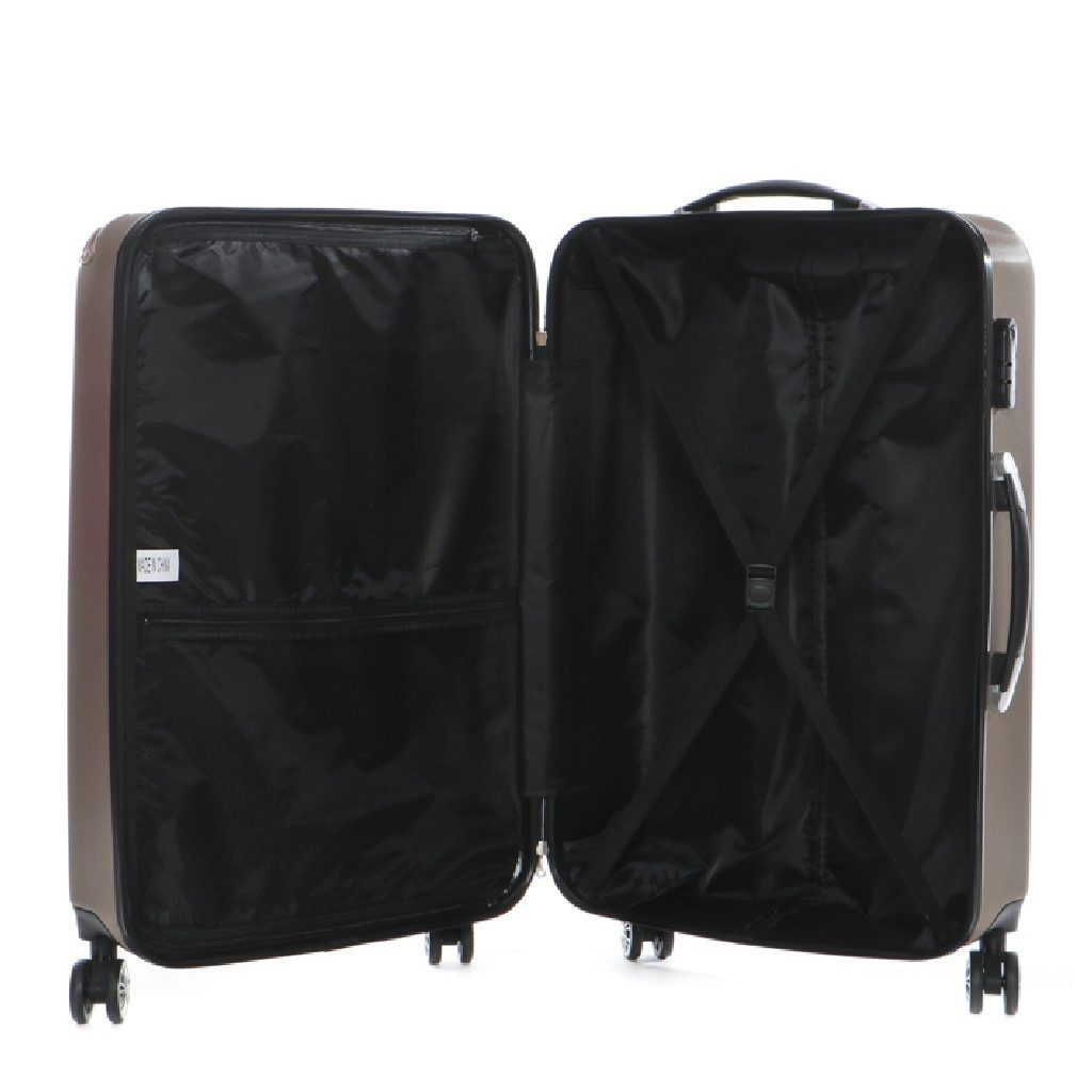 Geographical Norway Kofferset Robuste Rollkoffer Softless, 4 Rollen, (3 tlg), Leichte Hartschalenkoffer aus ABS-Kunststoff, versch. Größen