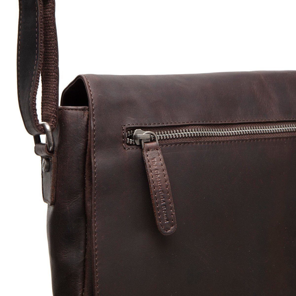 The Chesterfield Brand Umhängetasche Wax Pull-up Leder Jagdttasche 4,2 Liter Rubio, wasserabweisend