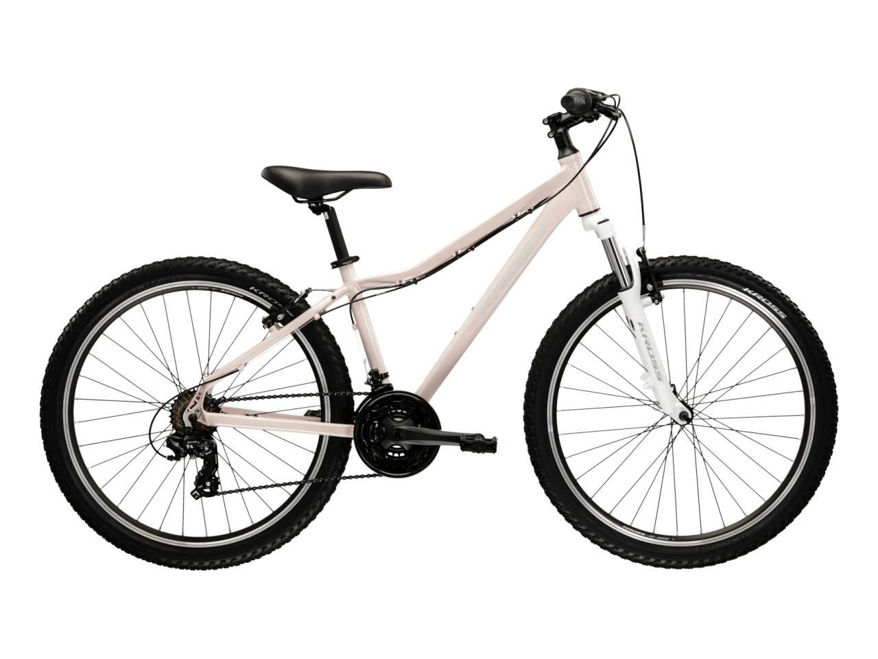 Kross Mountainbike Lea 1.0 pink 21 Gänge, 21 Gang Shimano TOURNEY TY300 Schaltwerk, Kettenschaltung