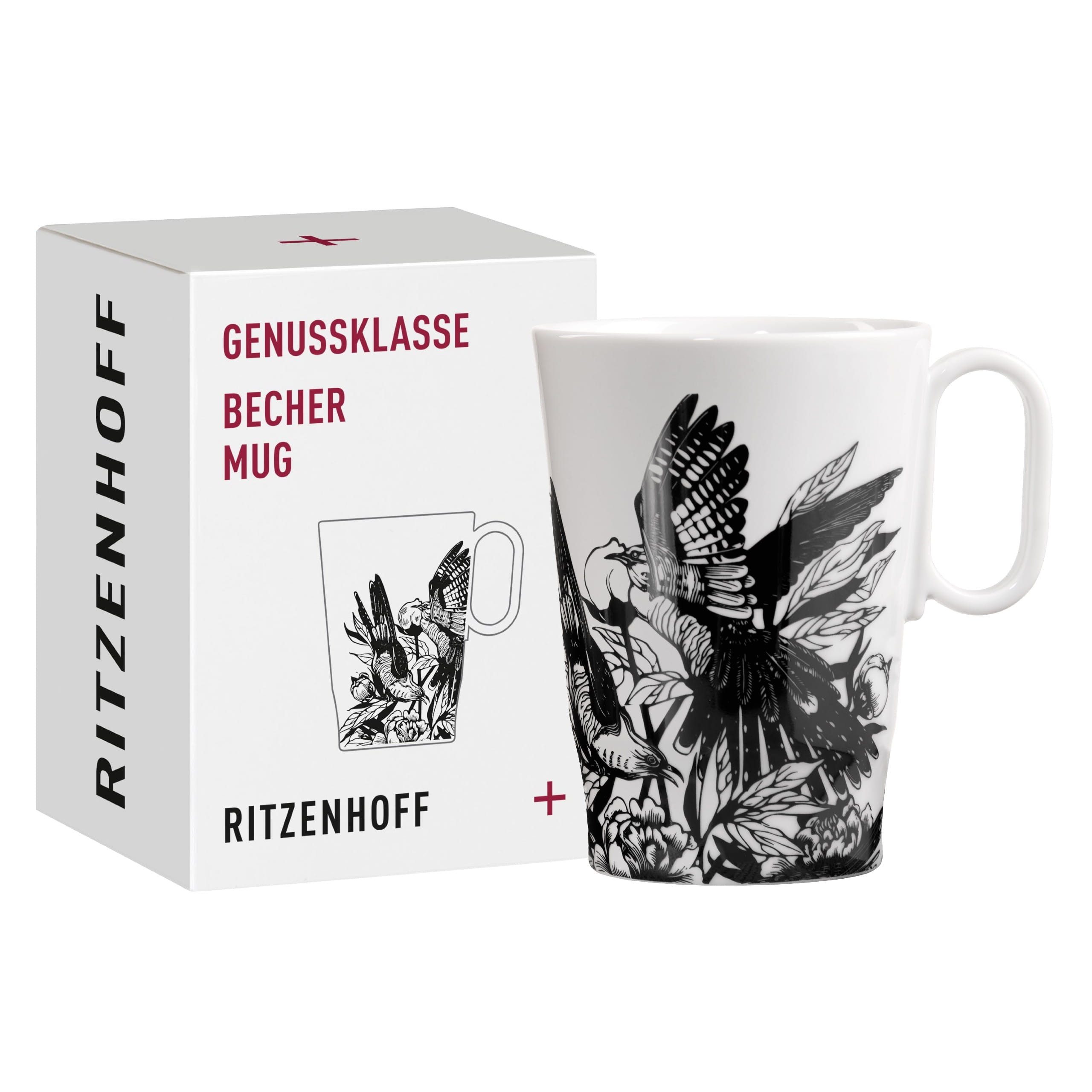 Ritzenhoff Tasse Genussklasse, Porzellan