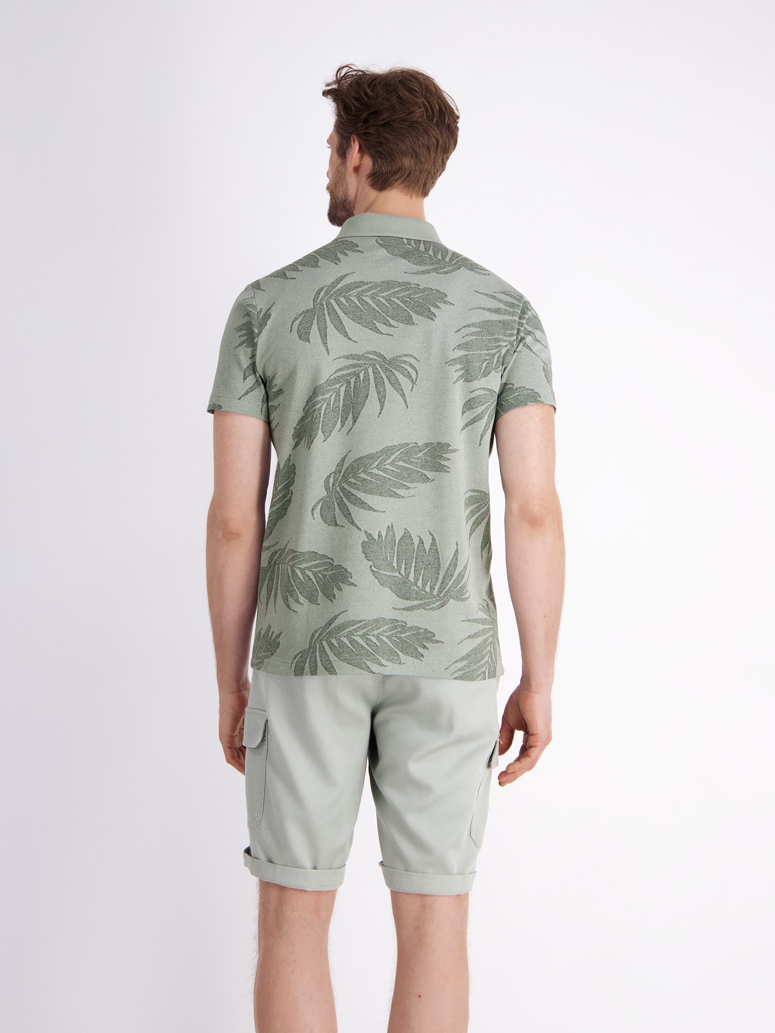 LERROS Poloshirt mit All-Over Print günstig online kaufen