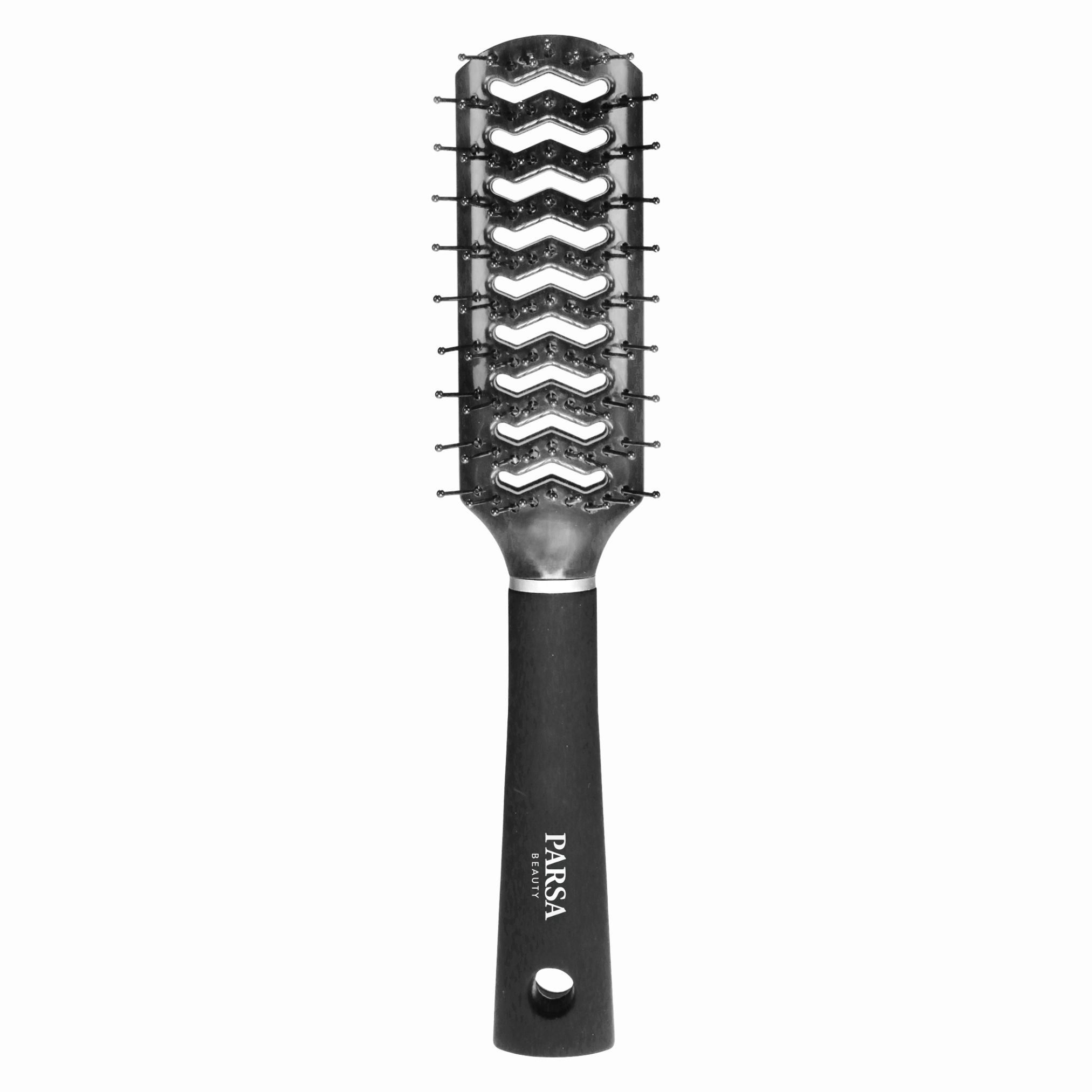 PARSA Beauty Haarbürste Essential Trend-Line Luftschlitz Haarbürste, zeitsparendes Föhnen in e