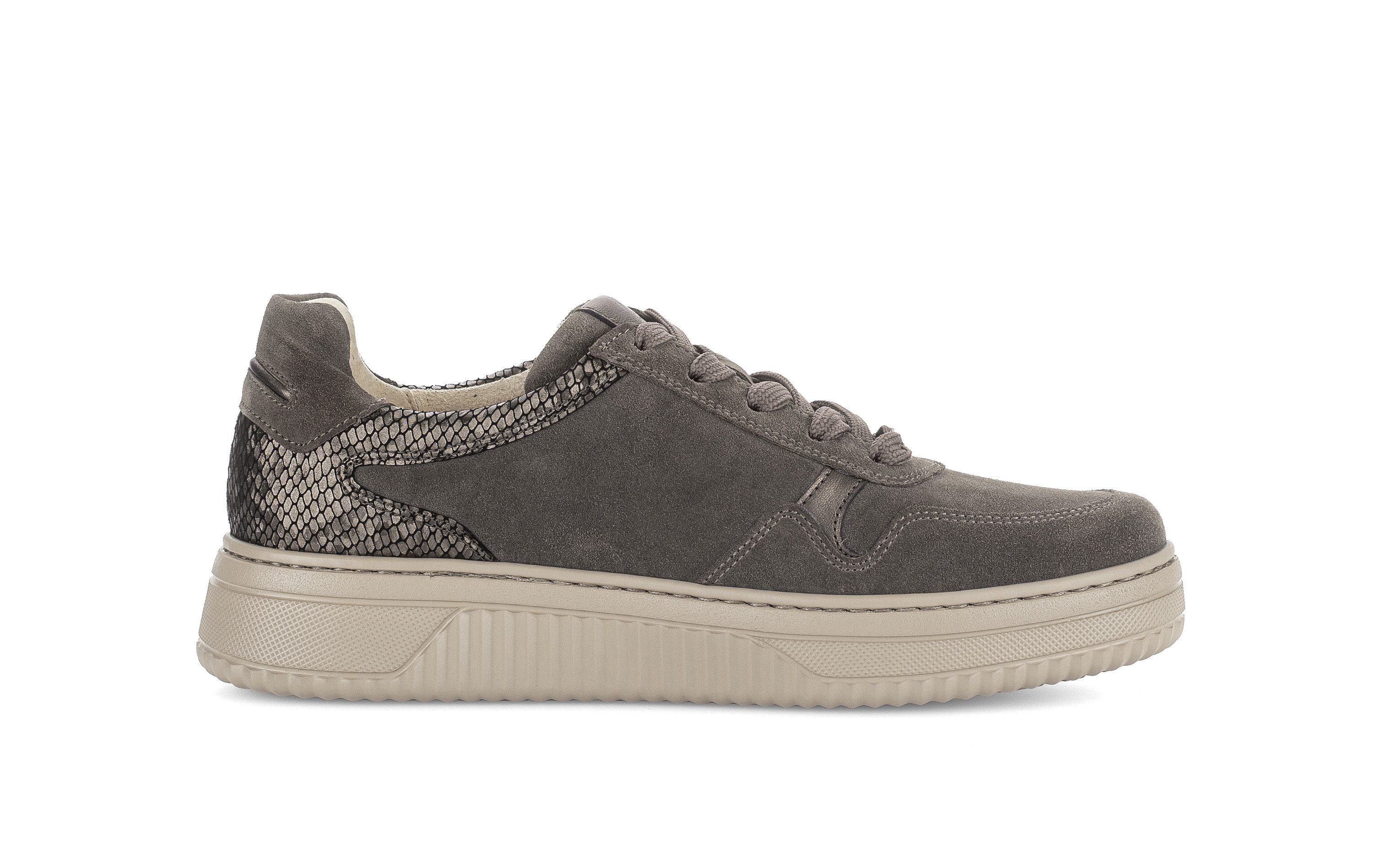 Gabor Plateausneaker Freizeitschuh, Halbschuh, Schnürschuh in Komfortweite K (extraweit)