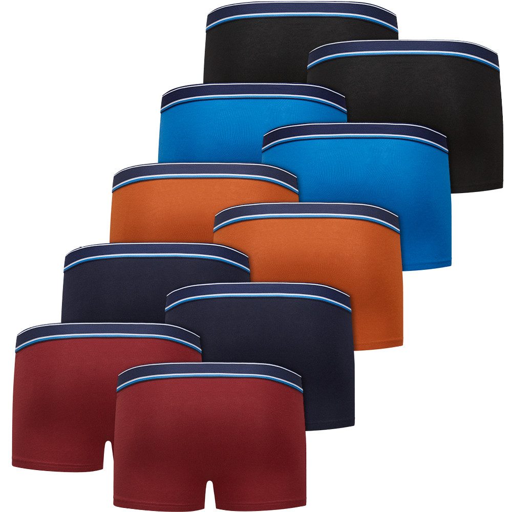 Daniel Hechter Boxershorts Markenqualität im Multi-Pack (Set, 10er Pack) Baumwollreich und hautfreundlich