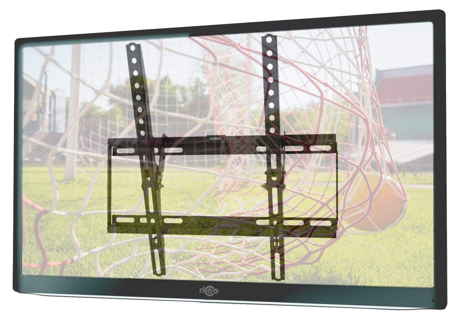 TV-Wandhalterung, neigbar 400) 65 x Wand (bis 400 VESA RICOO flach Halterung universal Fernseher Zoll, curved N1944