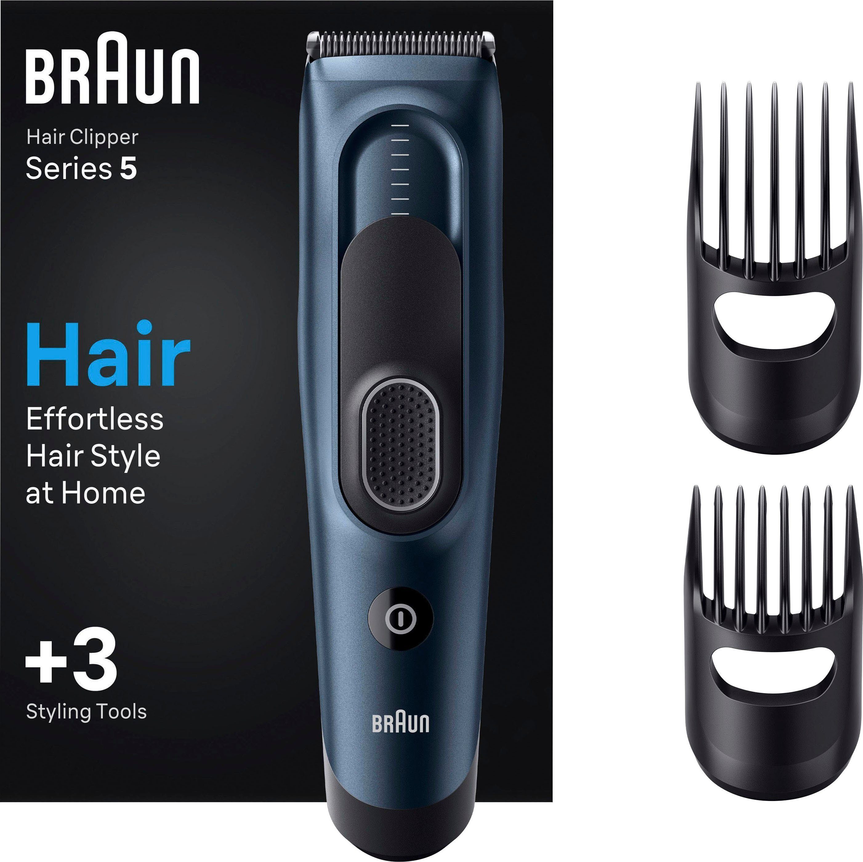 Braun Haarschneider Haarschneider HC5350, 17 Längeneinstellungen, Abwaschbar | Trimmer