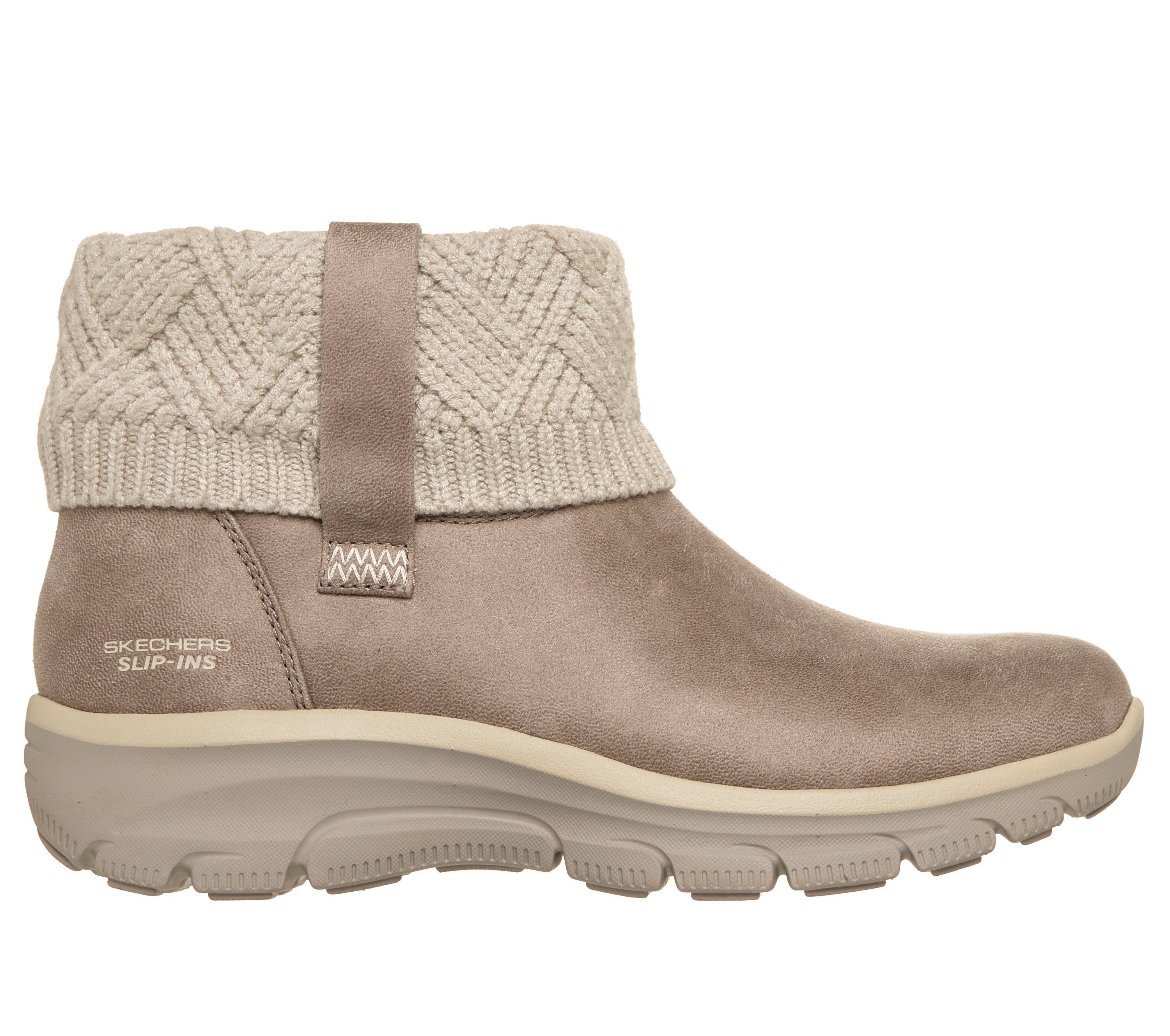 Skechers EASY GOING- Winterboots Winterstiefelette, Boots mit Strickeinsatz am Schaft