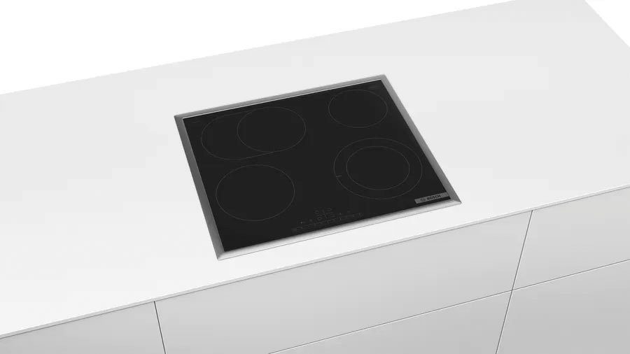 BOSCH Elektro-Kochfeld Serie 6 PKN645FP2E, Einfaches Einstellen der benötigten Leistungsstufe dank Direct Select – Bild 2 von 5