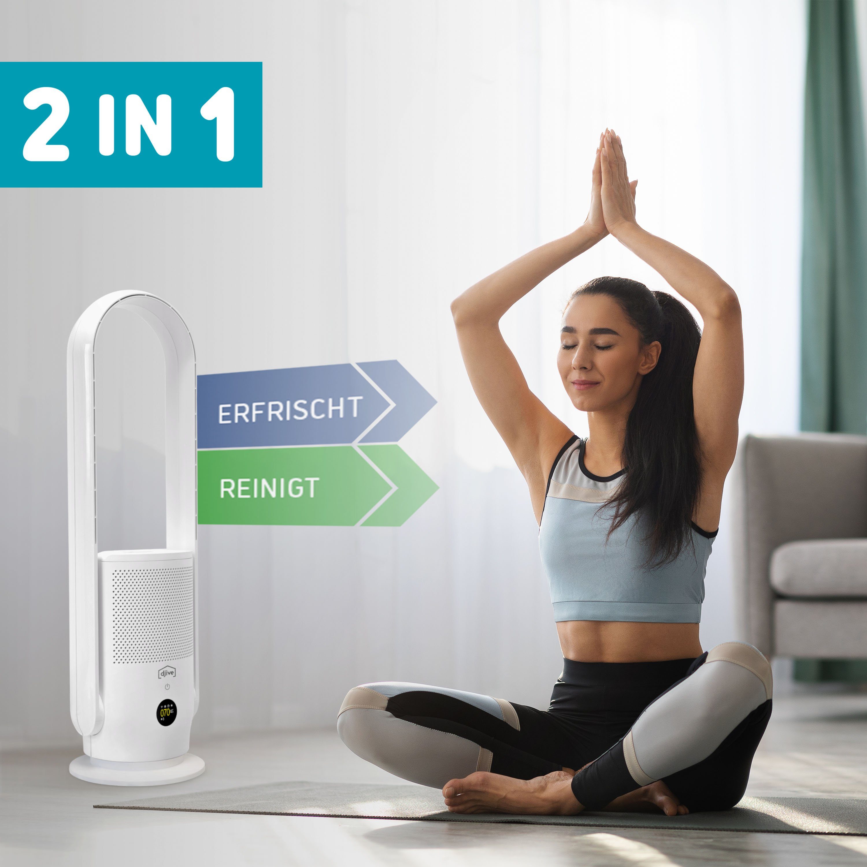 djive Ventilatorkombigerät ARC Casual, 9 Stufen günstig online kaufen