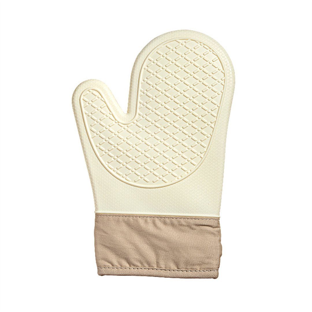 L.Ru UG Topfhandschuhe Hochtemperaturbeständige Backhandschuhe aus niedlichem Silikon, (1-tlg), Isolierte Ofenhandschuhe mit Verbrühungsschutz