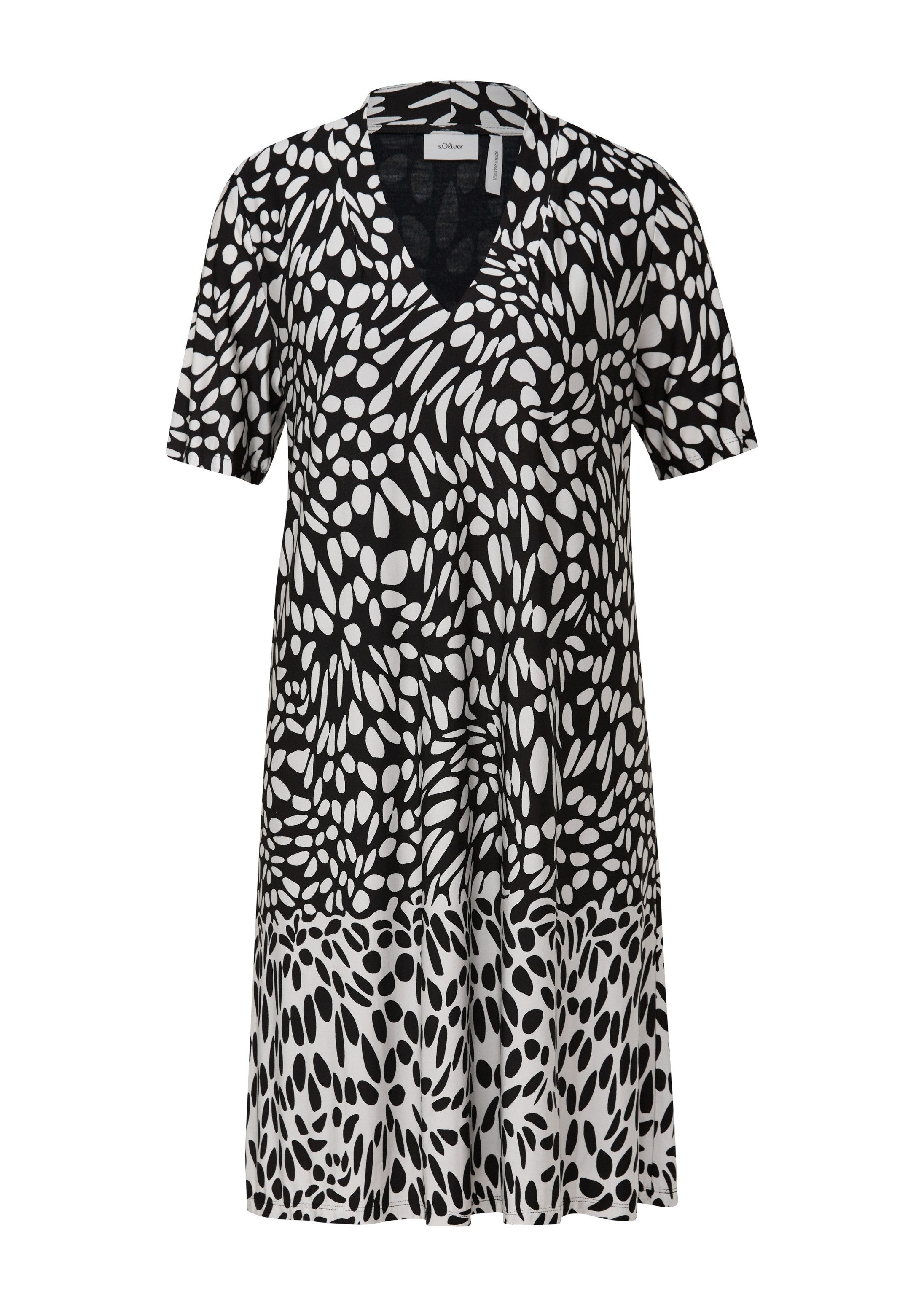 s.Oliver Minikleid Kleid Jerseykleid aus Viskosestretch