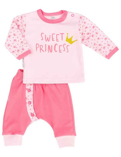 Baby Sweets Shirt & Hose Set Krone, Princess (Set, 1-tlg., 2 Teile)