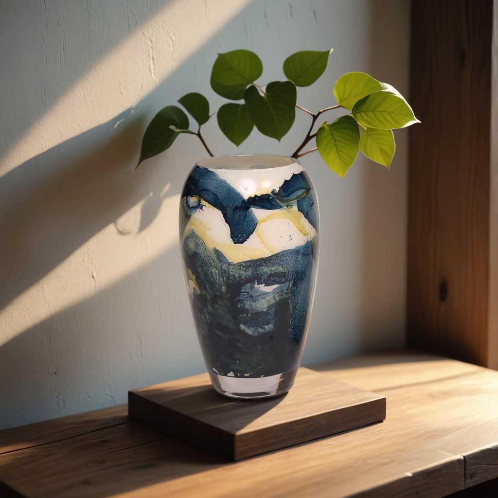 Beroya Designs Dekovase Handgefertigte Scandinavian Forest günstig online kaufen