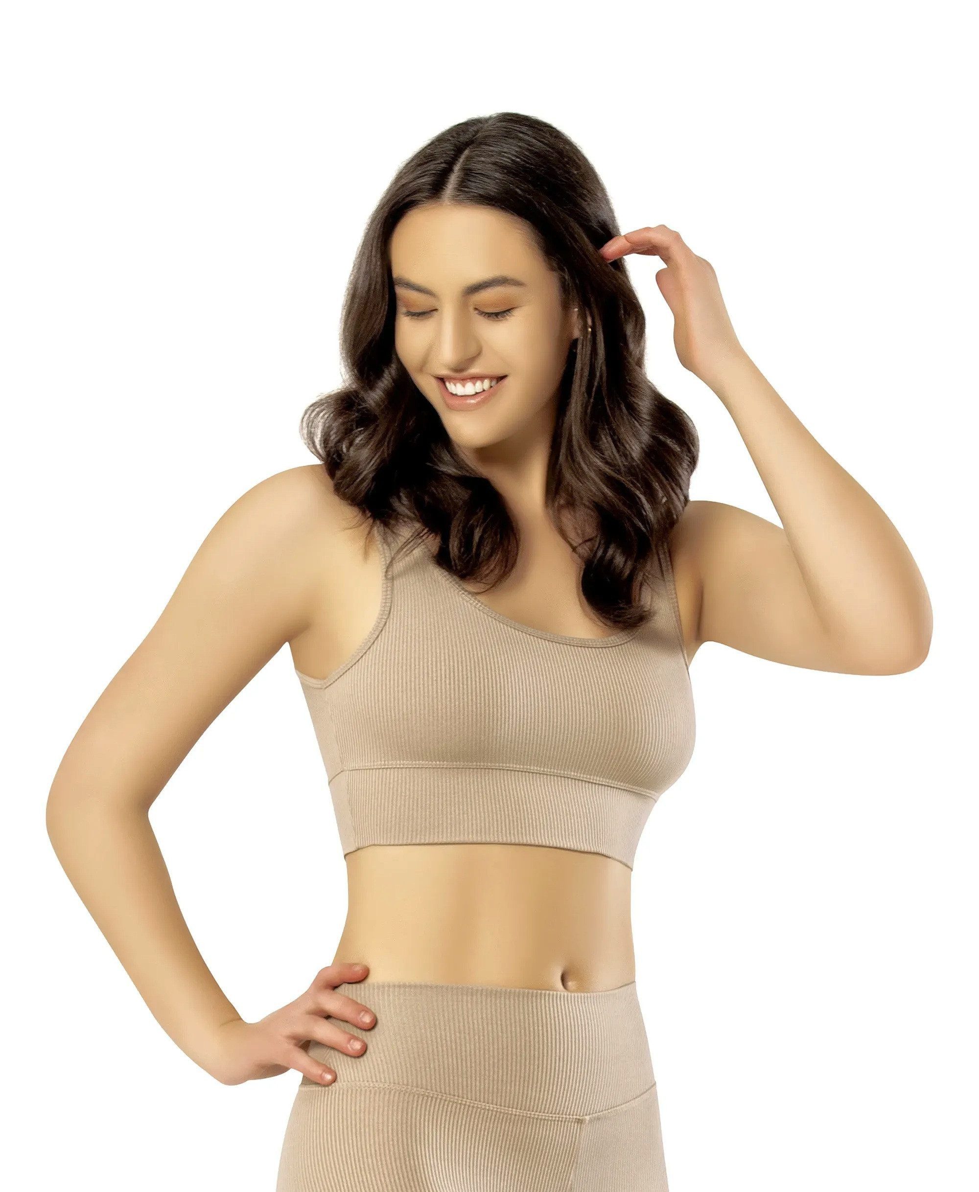 fashionshowcase Bustier-Bikini-Top Damen Sport Bustier Tops günstig online kaufen