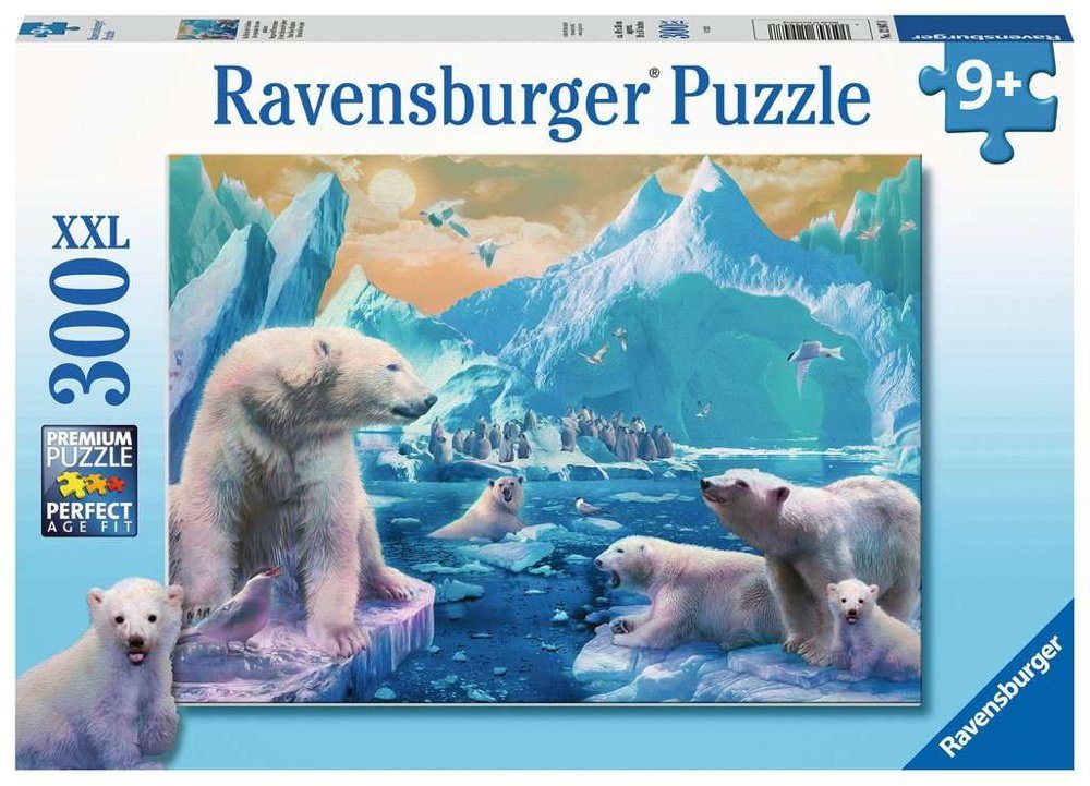 Ravensburger Puzzle 300 Teile Ravensburger Kinder Puzzle XXL Im Reich der Eisbären 12947, 300 Puzzleteile