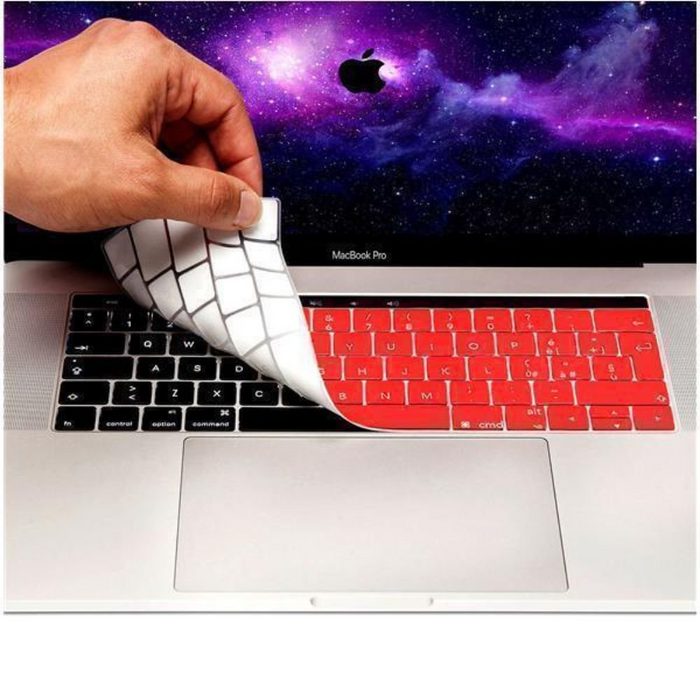 MyGadget Tastaturschutz Italienische Tastatur Silikonschutz flexible Tastatur (Rot) ZN11764