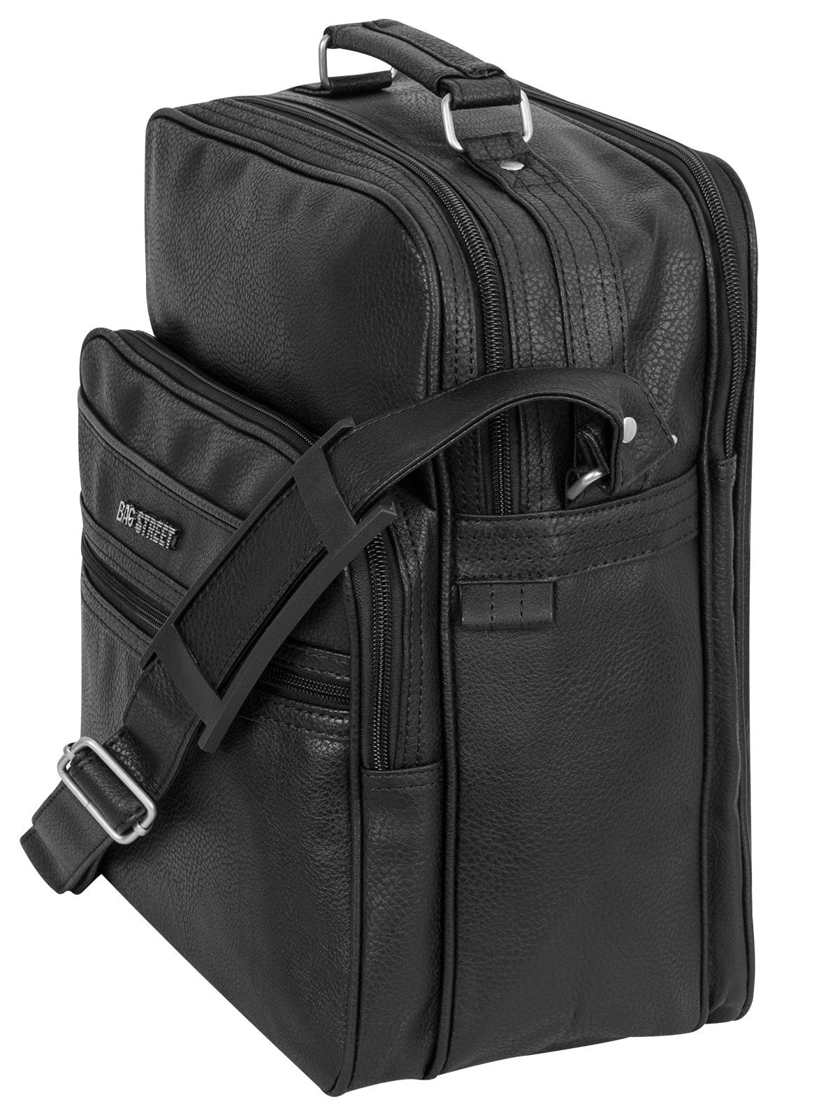 BAG STREET Umhängetasche Bag Street Herrentasche Arbeitstasche Flugbegleiter Tasche Schwarz – Bild 5 von 5
