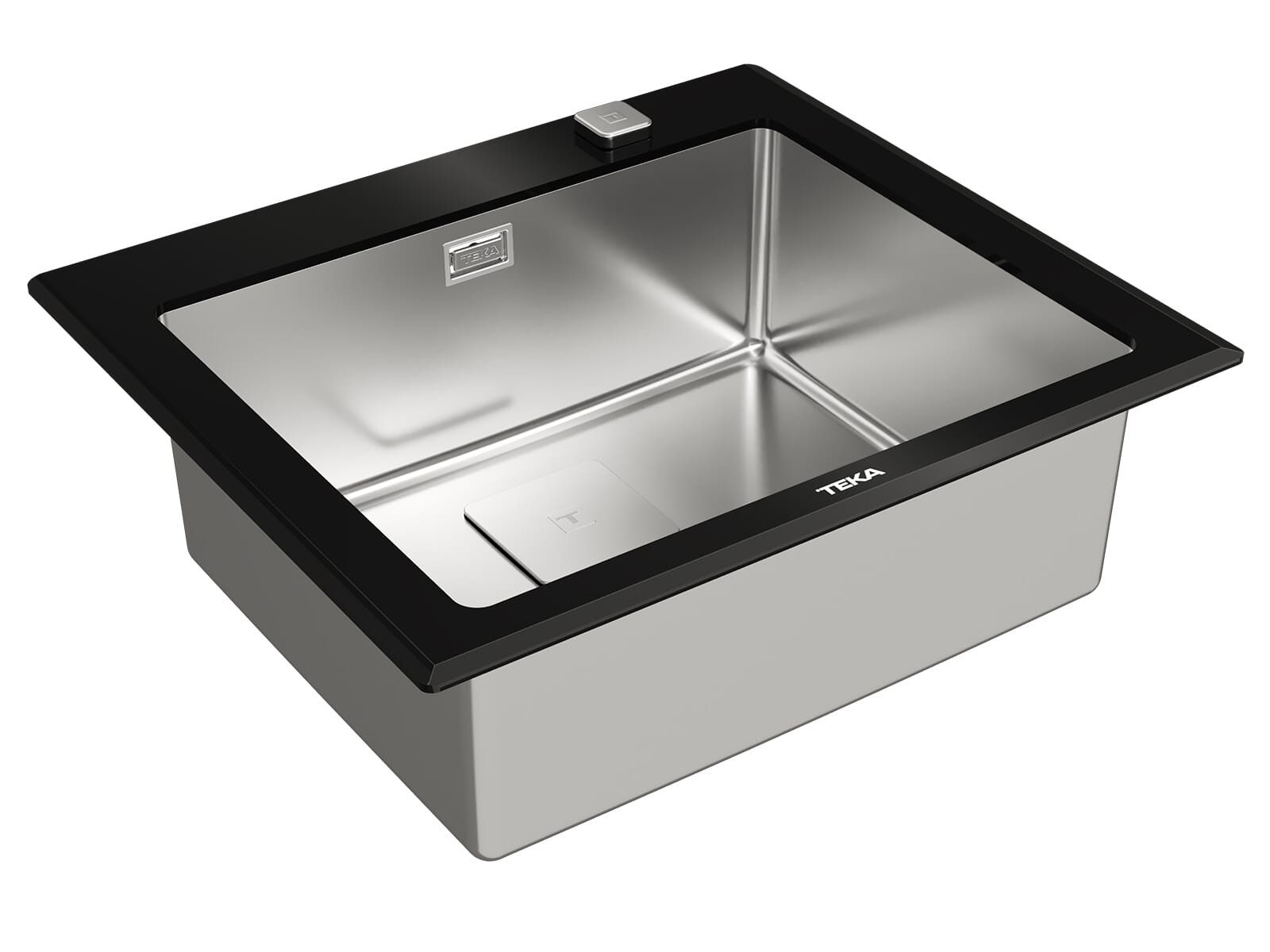Teka Edelstahlspüle, rechteckig, 60/52 cm, (1 St)