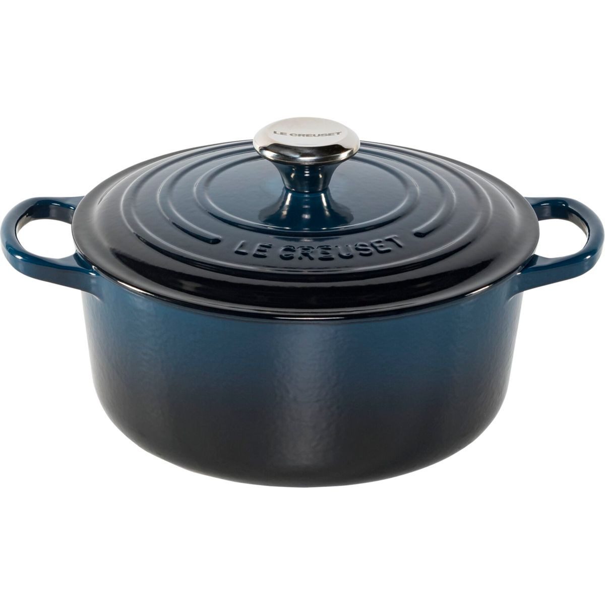 LE CREUSET Kochtopf Signature Каструлі жаровні rund 24 cm nuit