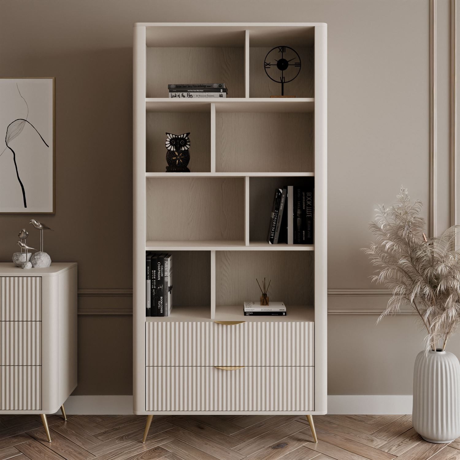 Lookway Standregal SCARLETT mit Schubladen, Breite: 88 cm günstig online kaufen