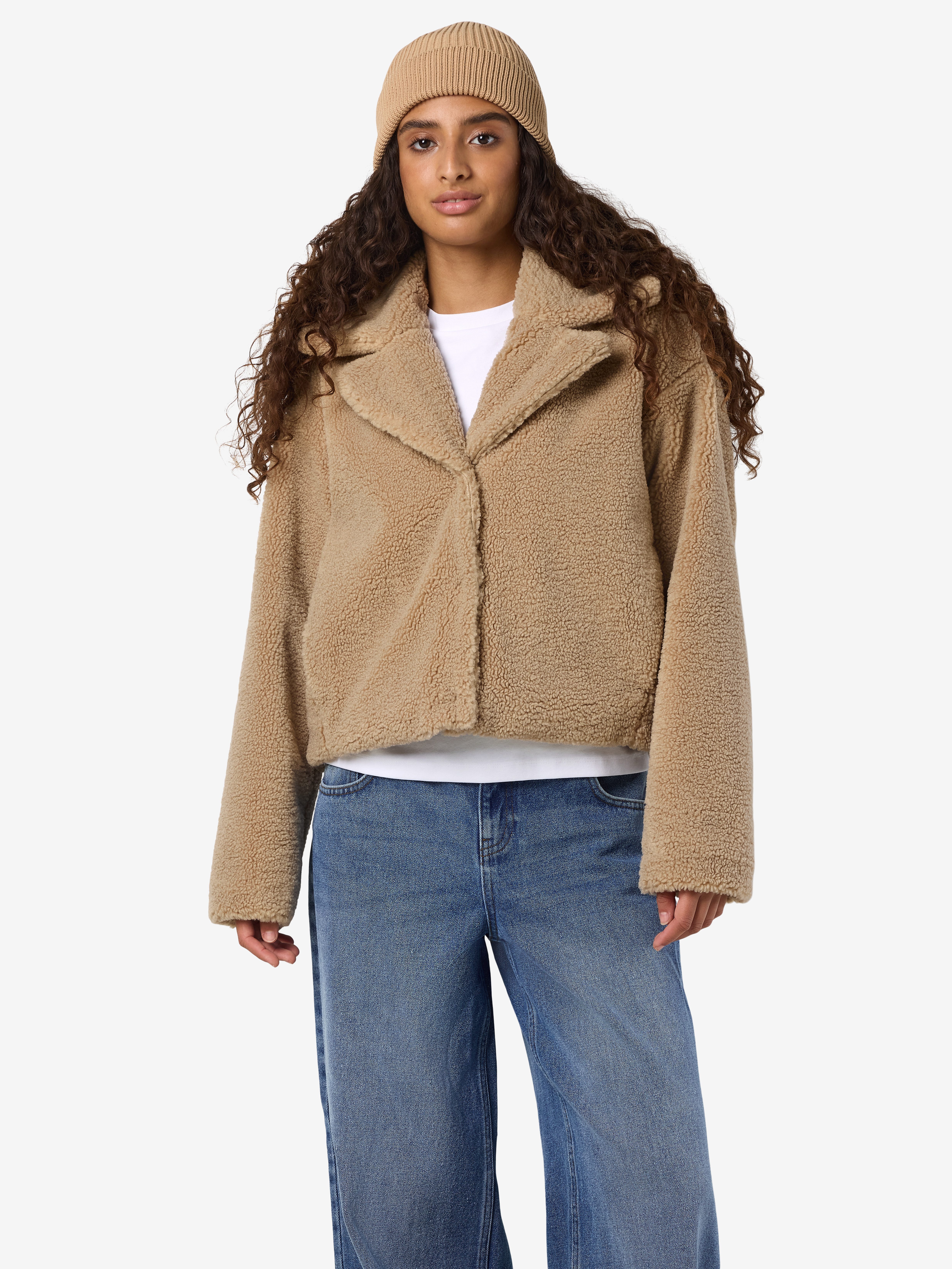 Noisy may Plüschjacke NMNATI CROP TEDDY JACKET FWD NOOS günstig online kaufen