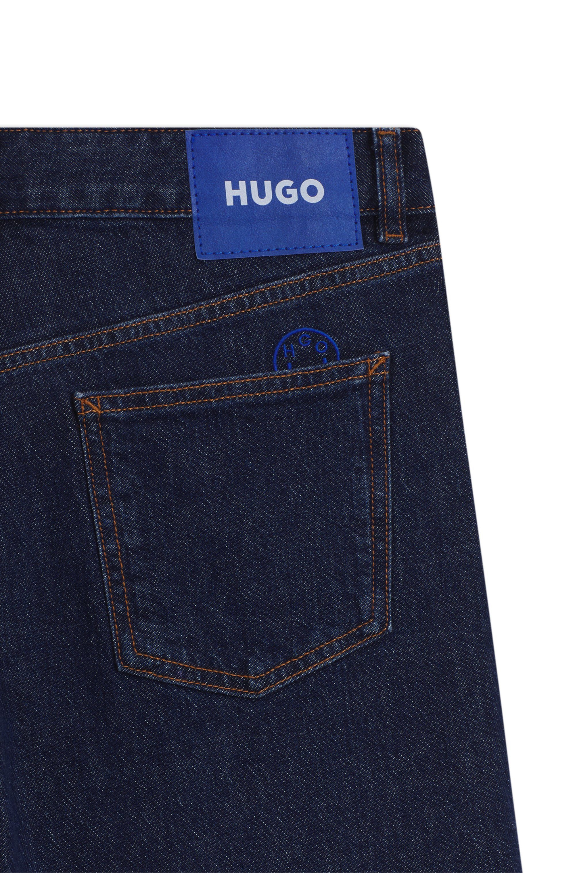 HUGO Straight-Jeans Elyah mit extra Länge, Mid Rise