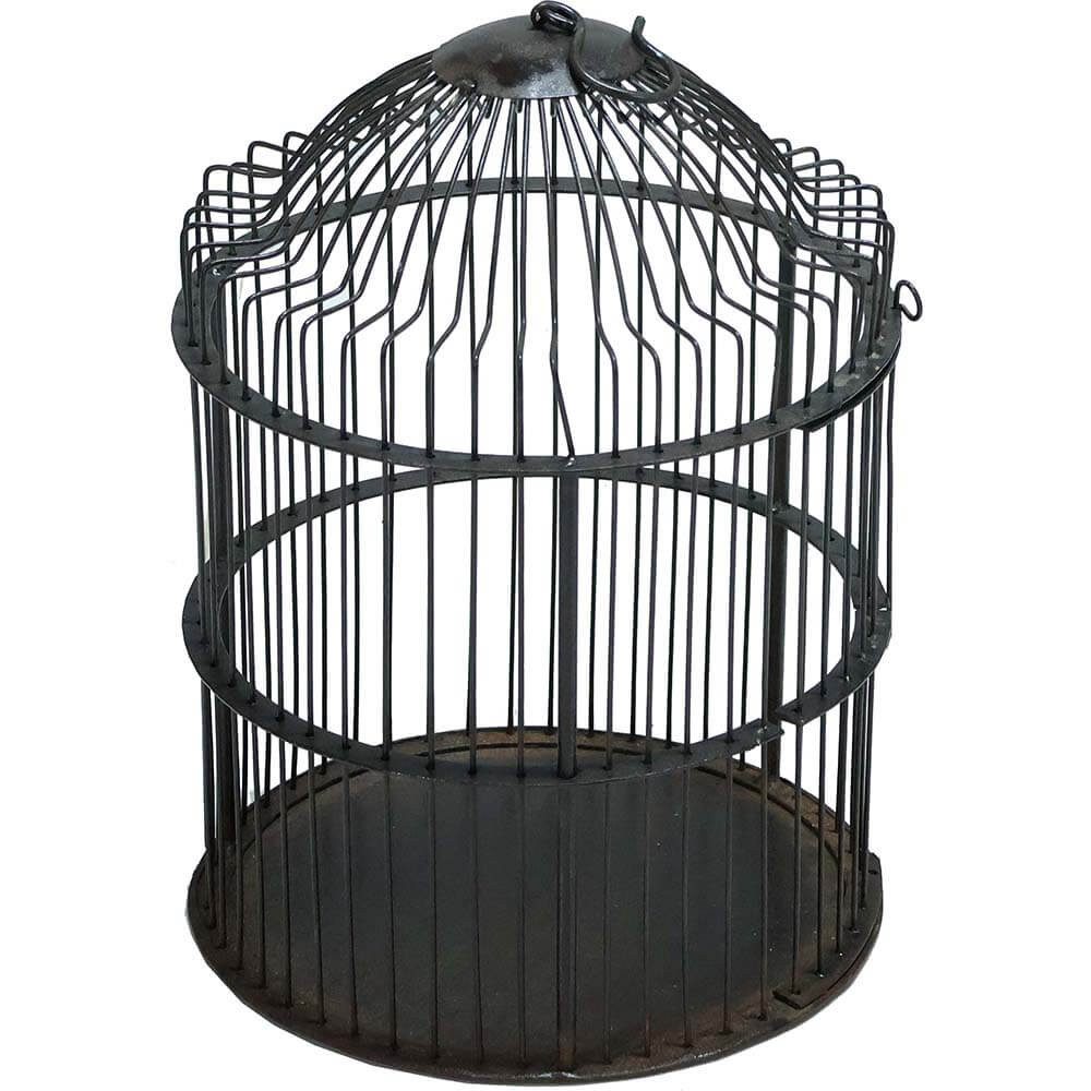 Trademark Living Vogelkäfig Vogelkäfig Eisen 35 cm – Rustikale Vintage Dekoration zum Hängen